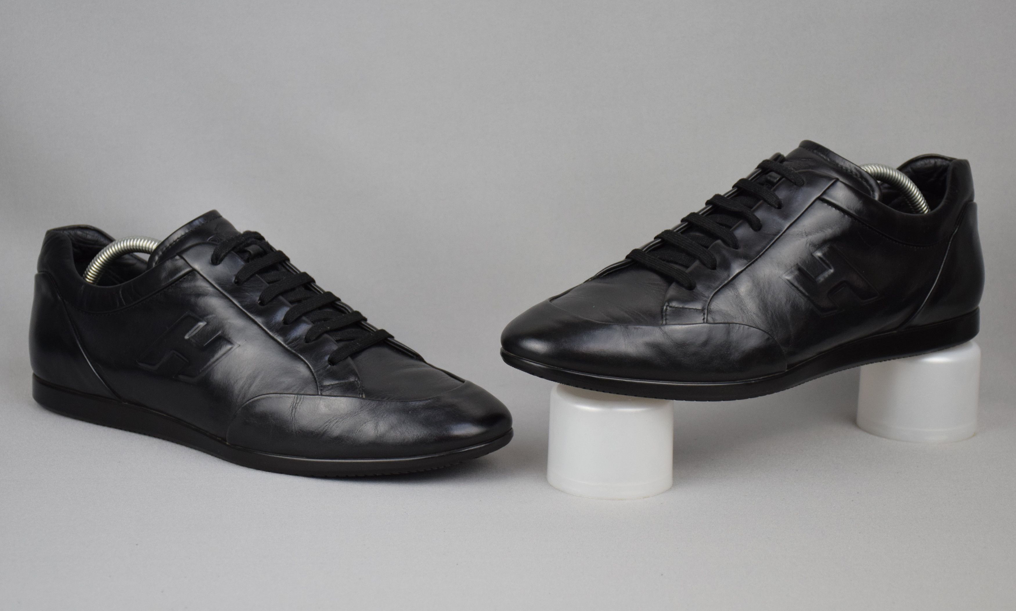 Hogan Rare HOGAN Leather Sneakers Black US 10.5 UK 9 EU 43 Size US 10.5 / EU 43-44 - 5 Thumbnail