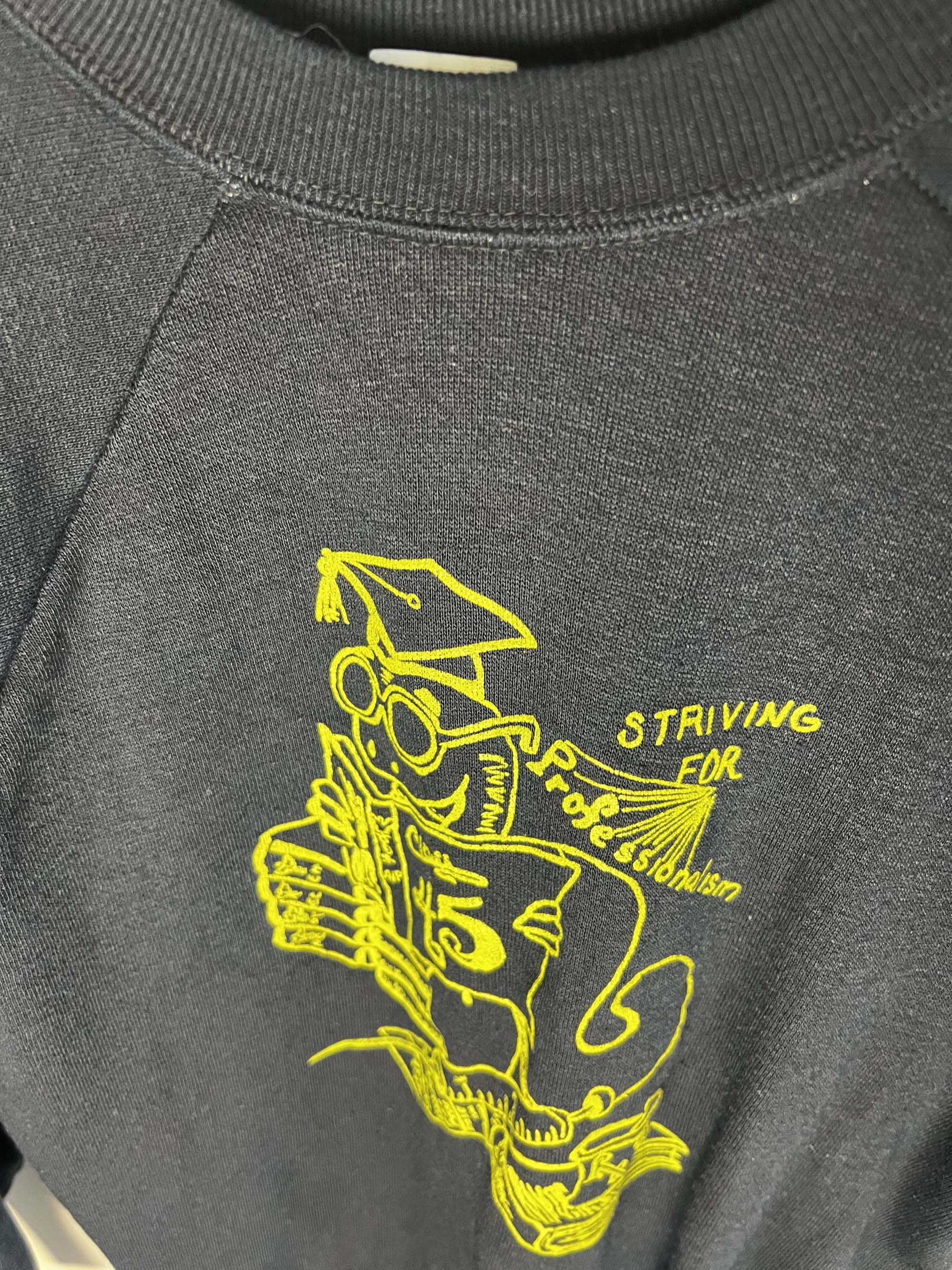 Vintage 70's "Striving for Professionalism Class of '45" Sweatshirt Size US M / EU 48-50 / 2 - 8 Thumbnail