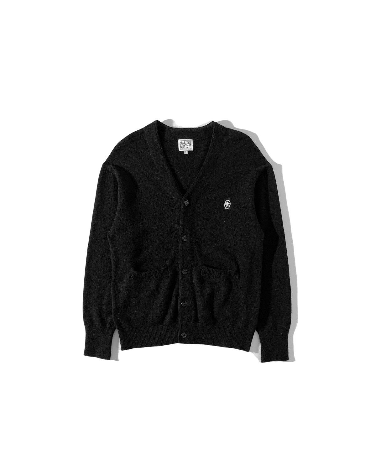 Marithe + Francois Girbaud Marithe & Francois Girbaud Paris V Neck Merino Wool Cardigan Size US M / EU 48-50 / 2 - 1 Thumbnail