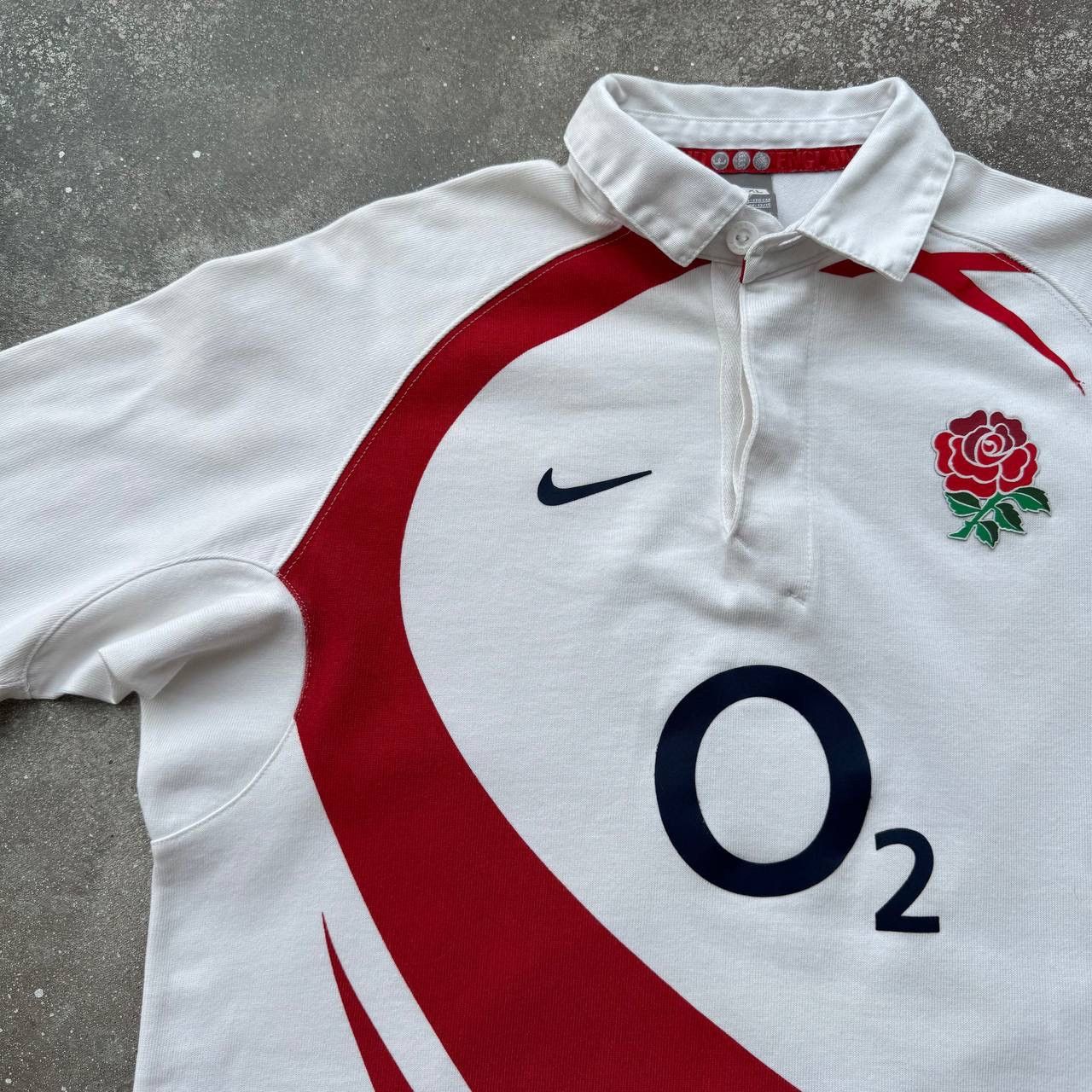 Nike × Vintage Nike Vintage Rugby Chief Keef Style Long Sleeve Shirt Size US S / EU 44-46 / 1 - 3 Thumbnail