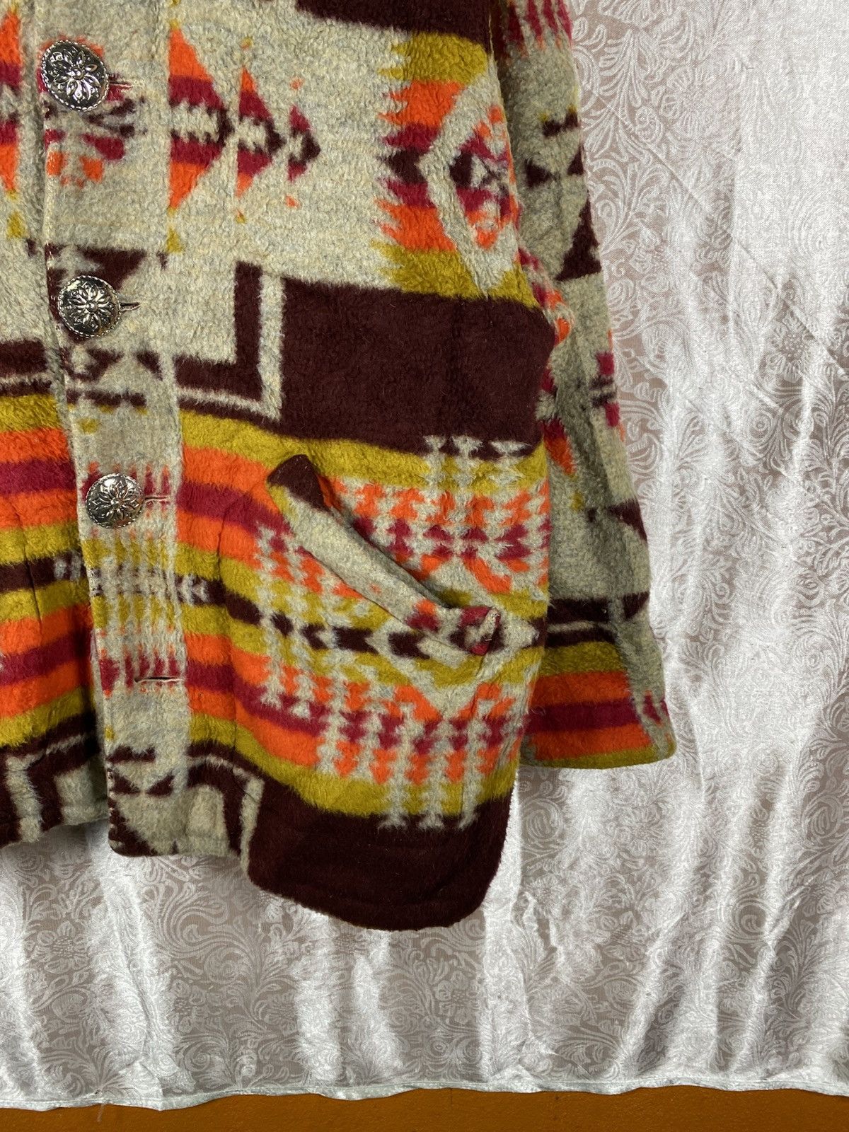 Vintage Vintage Studio MAP Native Pattern Wool Jacket Southwestern Size M / US 6-8 / IT 42-44 - 6 Thumbnail