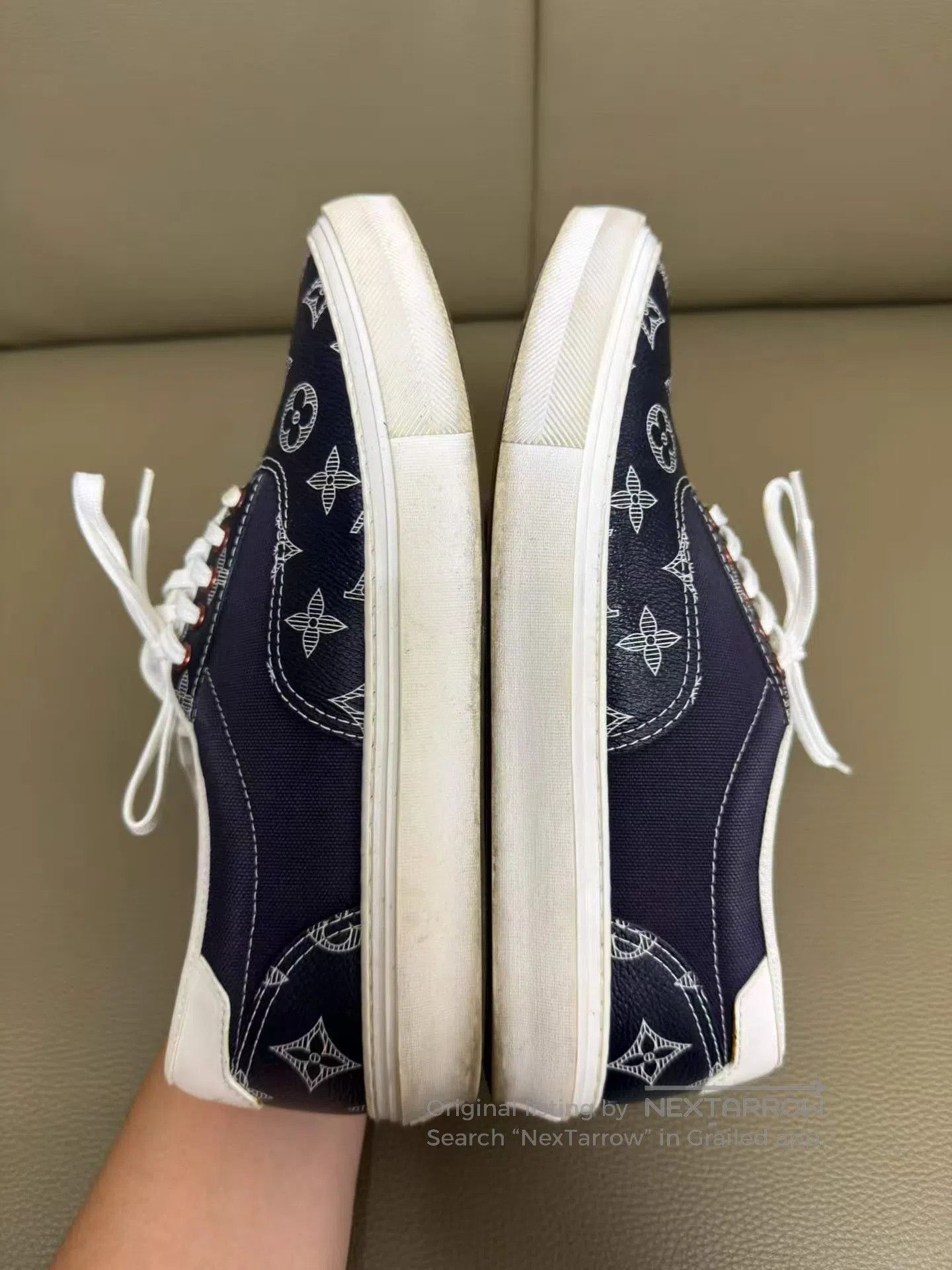 Louis Vuitton Louis Vuitton Casual Shoes with Antique Copper Metal Circl Size US 8 / EU 41 - 5 Thumbnail