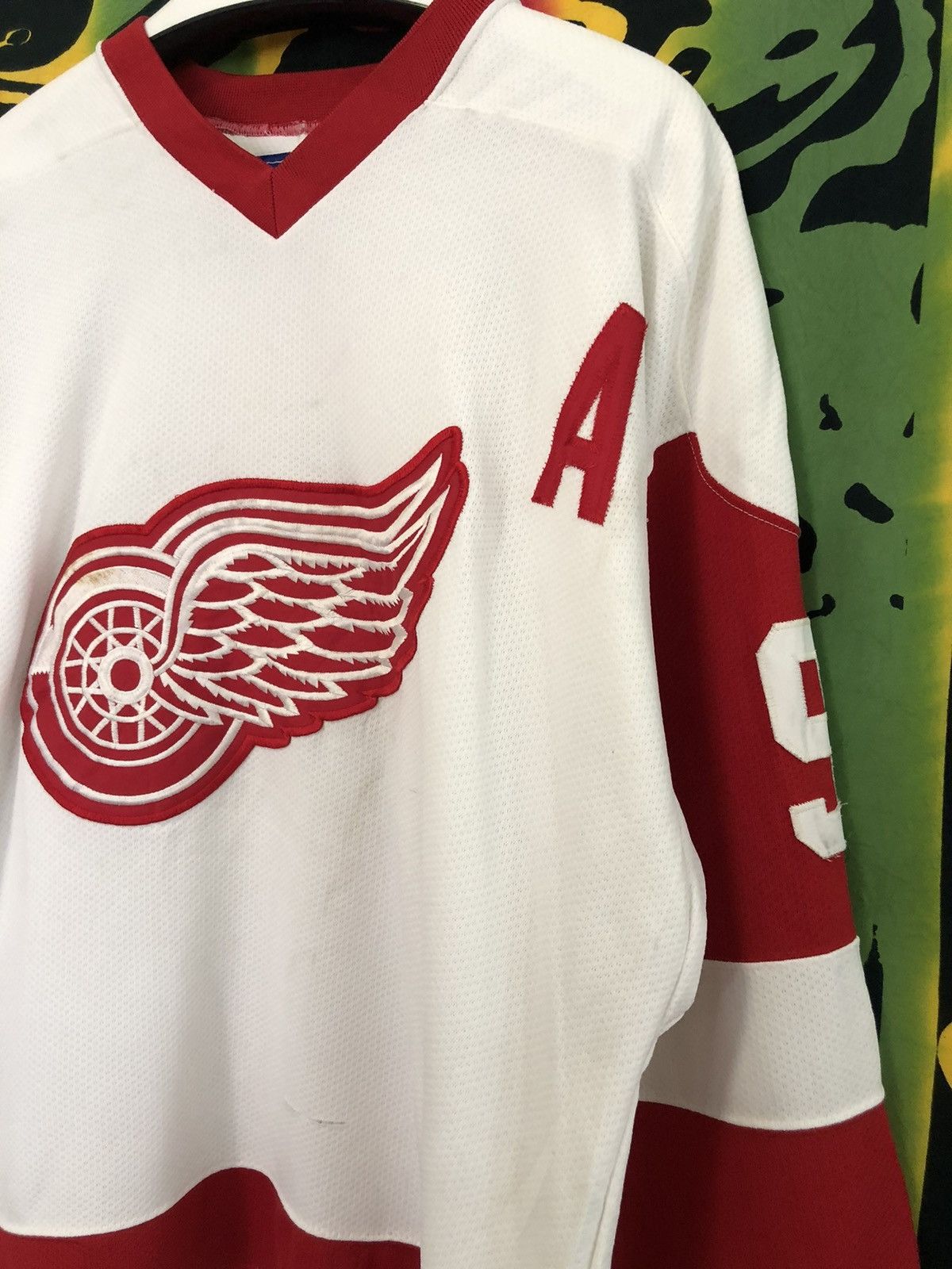Starter × Vintage Vintage 90’s Starter Detroit Red Wing Tupac Shakur jersey Size US L / EU 52-54 / 3 - 4 Thumbnail