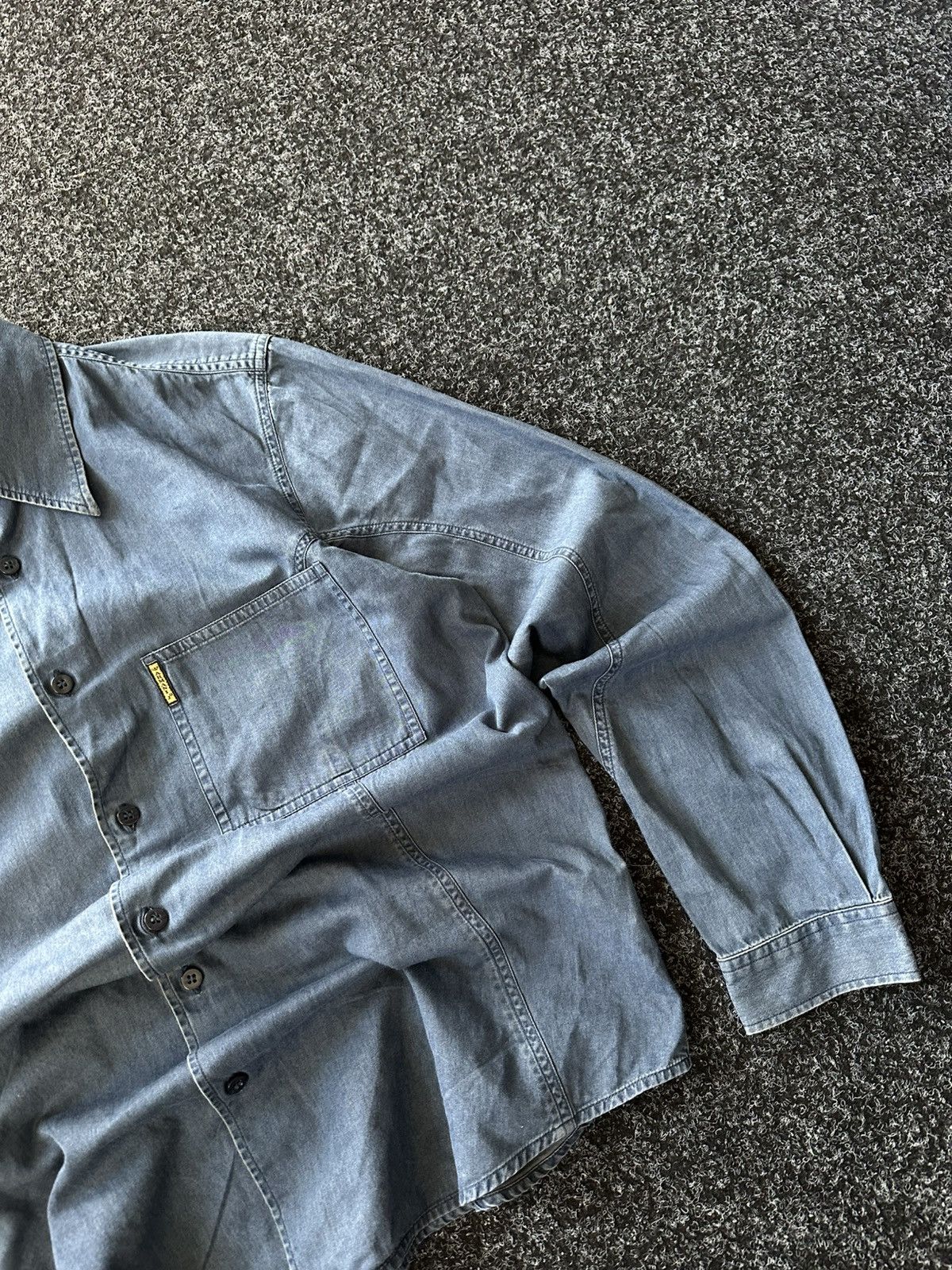 Armani × Vintage RARE🚨 ARMANI JEANS VINTAGE SHIRT LUXURY BUTTON UP 90s Size US L / EU 52-54 / 3 - 3 Thumbnail