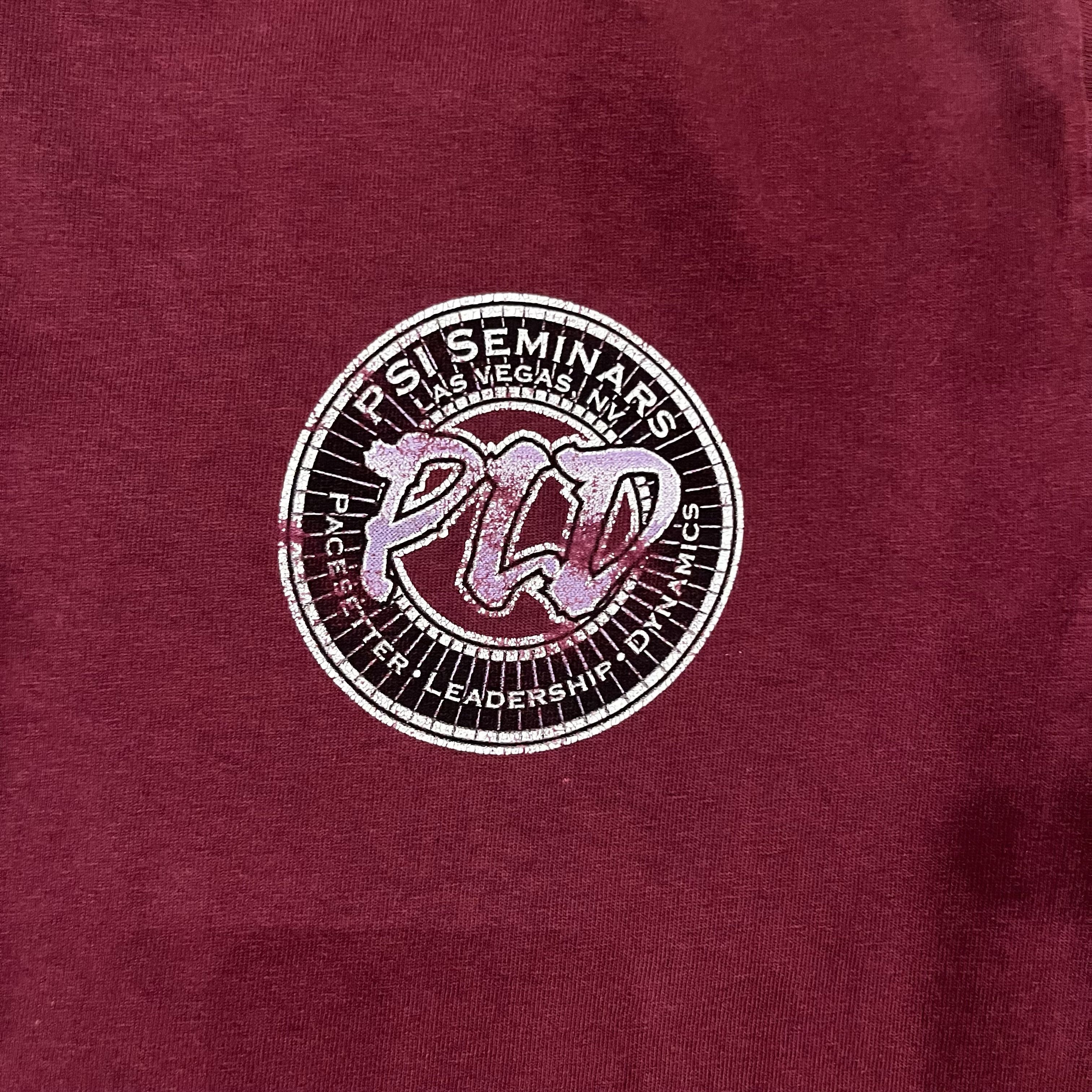 Vintage Vintage Maroon Graphic Tee Size US L / EU 52-54 / 3 - 2 Thumbnail