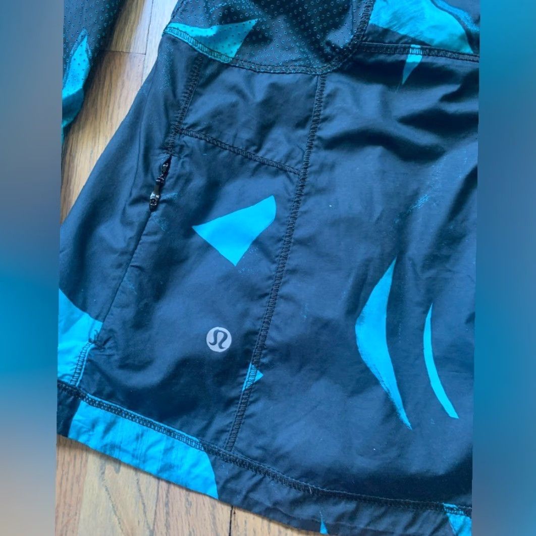 Lululemon Lululemon Backpack It Jacket Blue 2 Women Basic Jacket Polyester Peacock Blue Size XS / US 0-2 / IT 36-38 - 7 Thumbnail