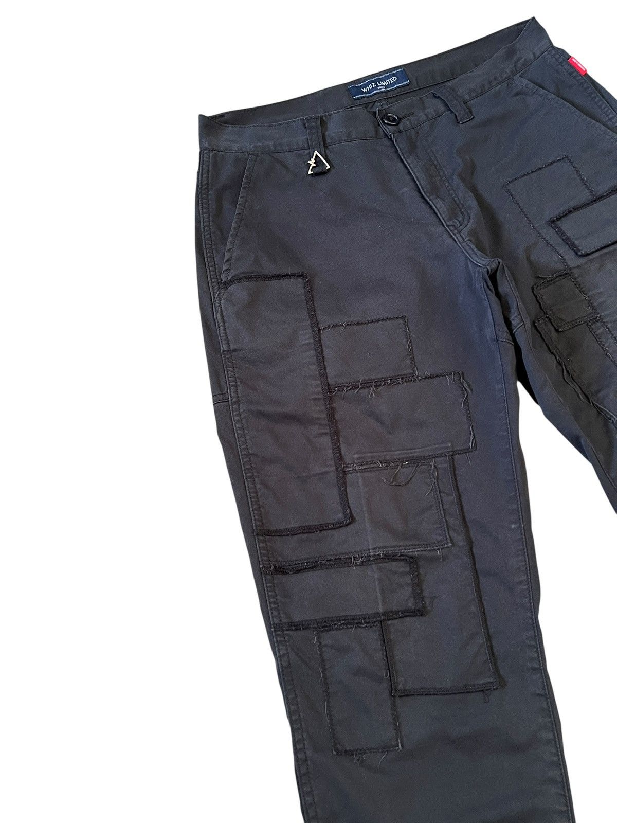 Japanese Brand × WHIZ LIMITED AW14 Whiz Limited Patchwork Cropped Trousers Undercover Size US 33 - 4 Thumbnail