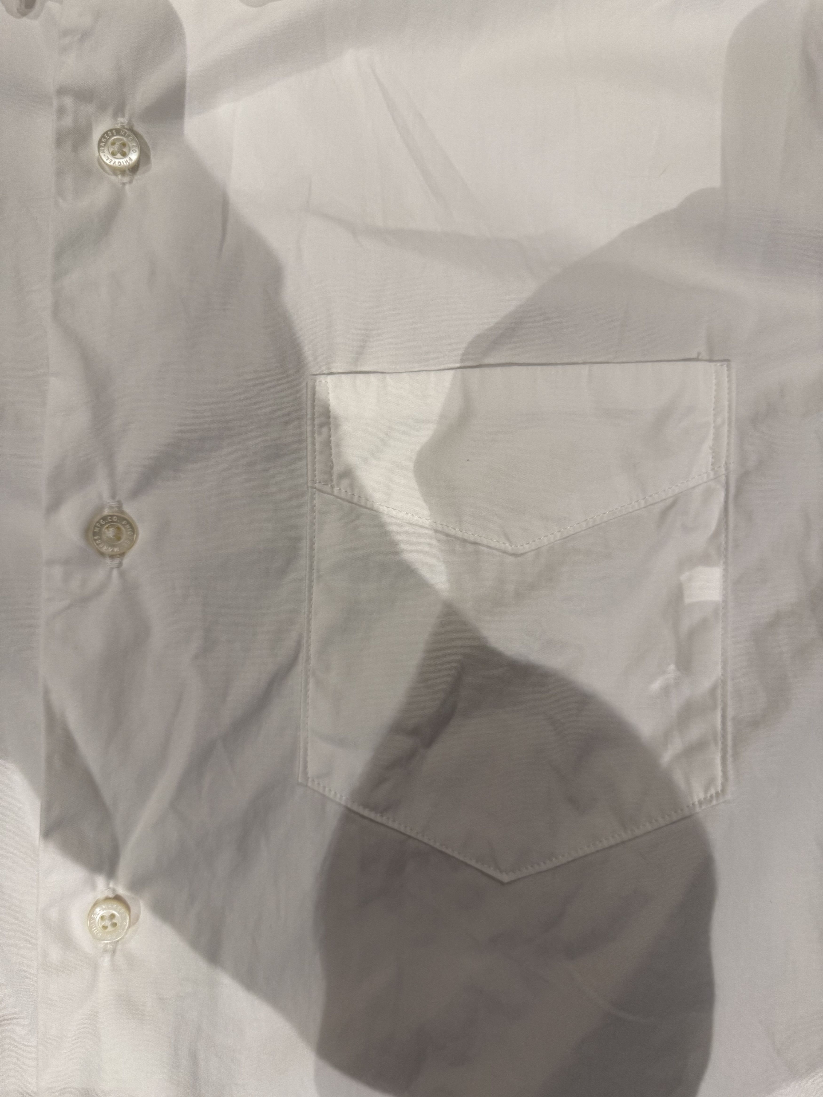 PHIGVEL MAKERS & Co. 💚 Phigvel Makers & Co. Regular Collar Dress Shirt Off White Size US M / EU 48-50 / 2 - 9 Thumbnail