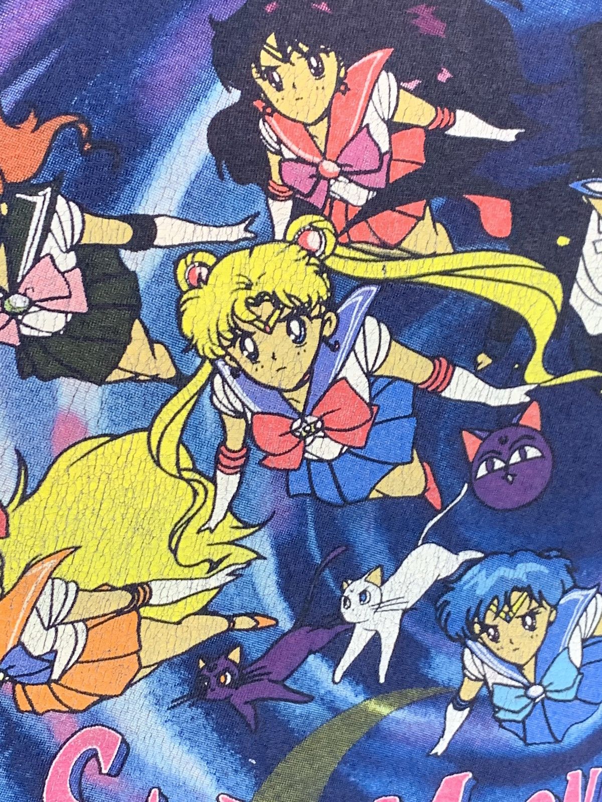 Vintage RARE* Vintage 90’s Sailor Moon Manga Anime Art Cartoon Shirt Size US XL / EU 56 / 4 - 3 Thumbnail