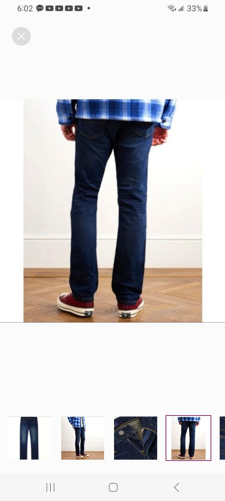 Polo Ralph Lauren Polo Ralph Lauren Varick Slim Fit Straight Leg Jeans Size US 34 / EU 50 - 4 Thumbnail