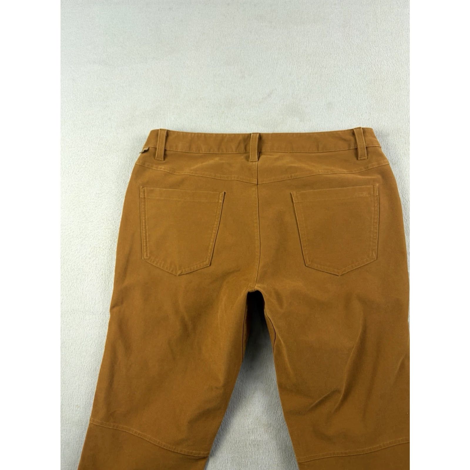 Lululemon Lululemon Pants Mens 32x30 Slim Fit Brown Polyester Blend Chino Casual Work Flat Front Button Zipper Size US 32 / EU 48 - 4 Thumbnail