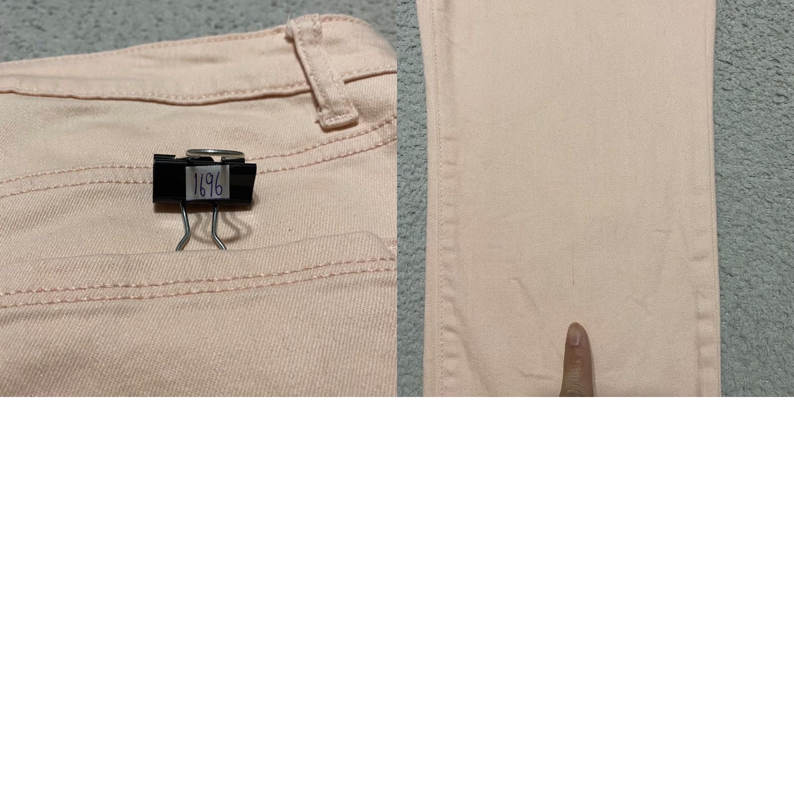 Apt. 9 Apt. 9 Womens Jeans Light Orange Denim Light Wash Straight Capri Mid Rise Size 34" / US 12 / IT 48 - 9 Thumbnail