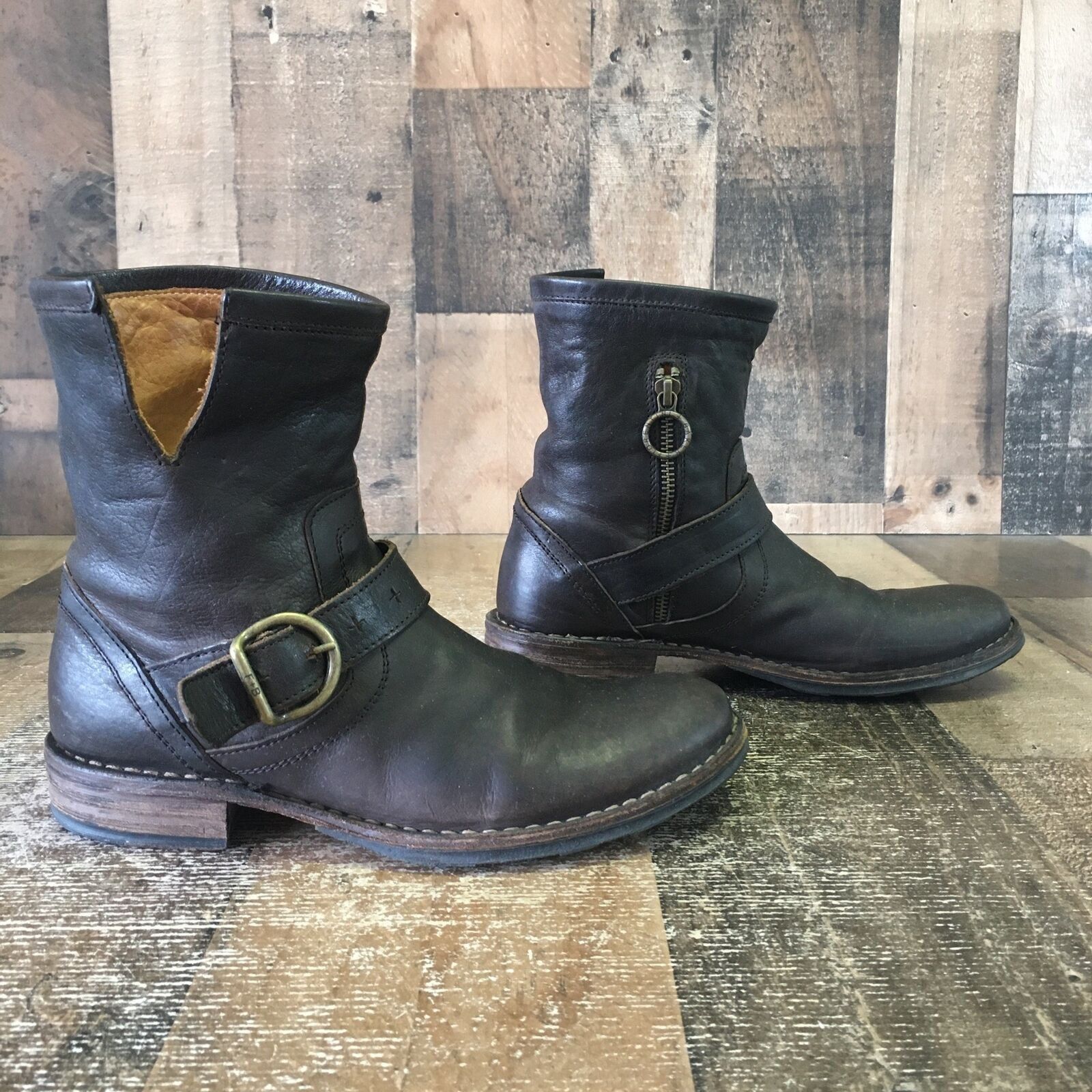 Fiorentini + Baker Fiorentini Baker Side Zip Buckle Ankle Boots Womens 5.5 Size US 5.5 / IT 35.5 - 10 Thumbnail