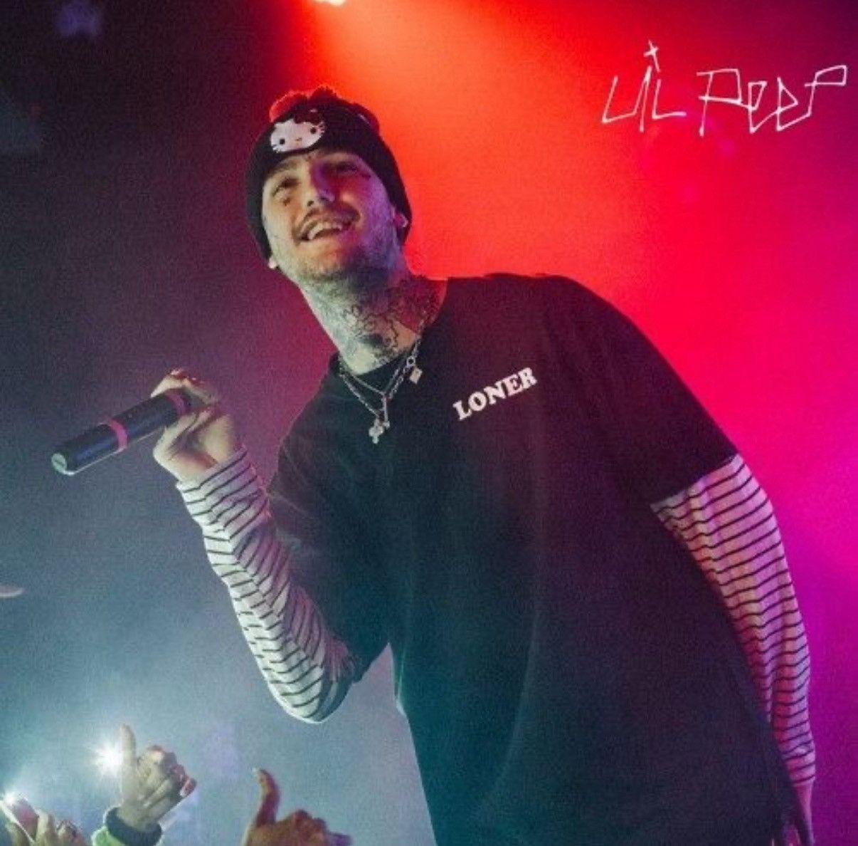 Lil Peep Lil Peep Loner Long Sleeve Tee Shirt by Jerzees Size US S / EU 44-46 / 1 - 1 Thumbnail