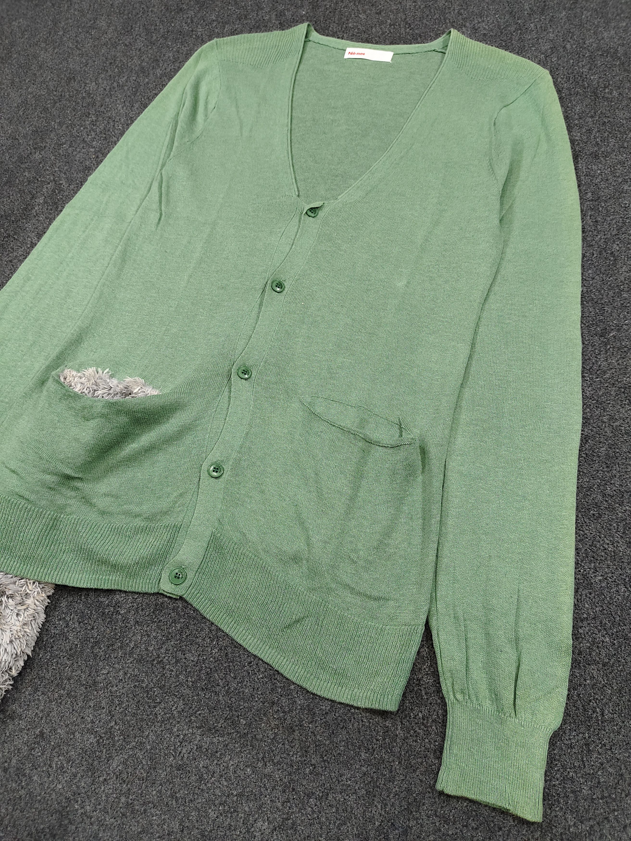 Ne-Net 🇯🇵 Ne-Net 🇯🇵 by Issey Co Doll pocket Knitted Cardigan Size M / US 6-8 / IT 42-44 - 7 Thumbnail