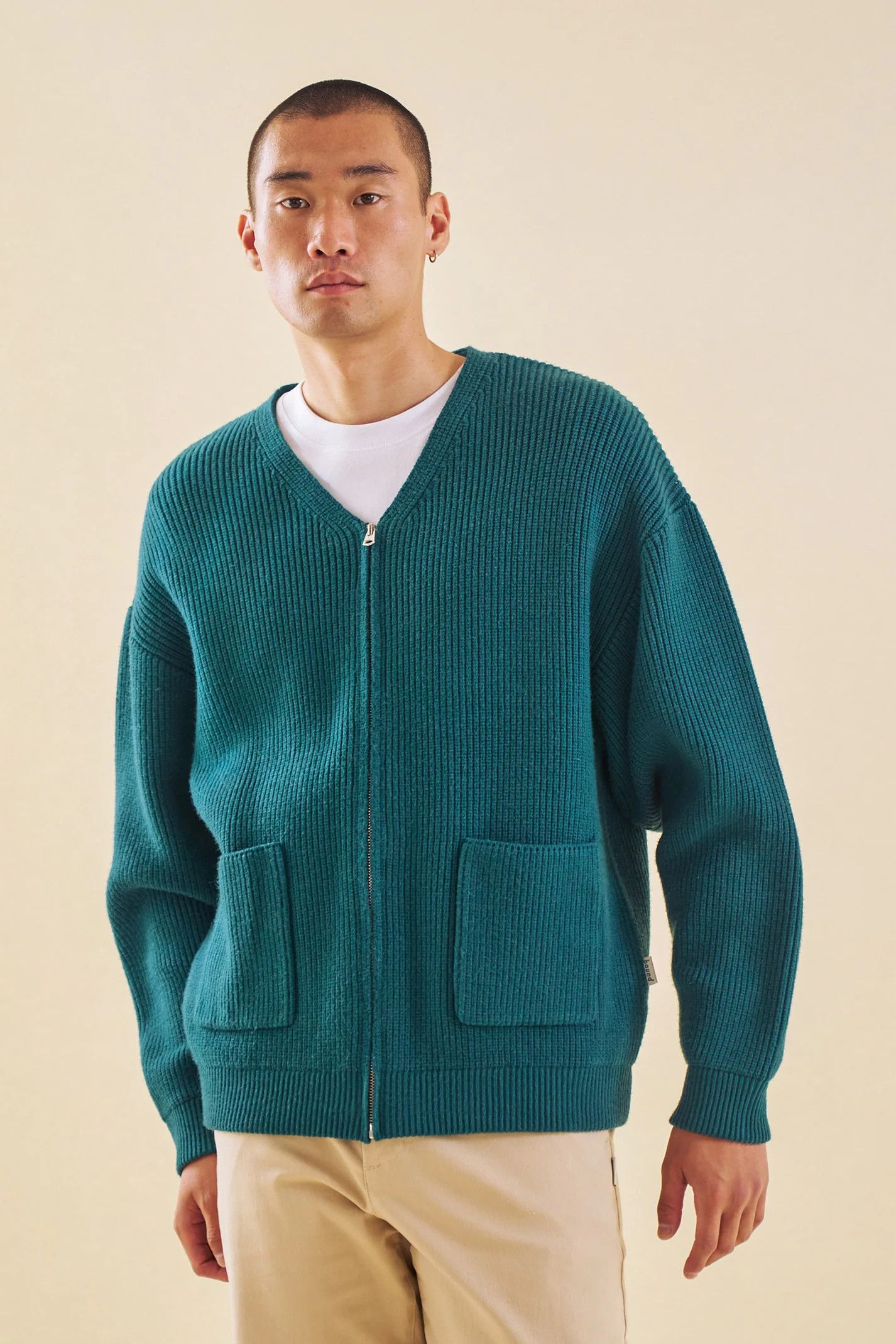 Other Bound TEAL HEAVY KNITTED CARDIGAN Size US L / EU 52-54 / 3 - 5 Thumbnail