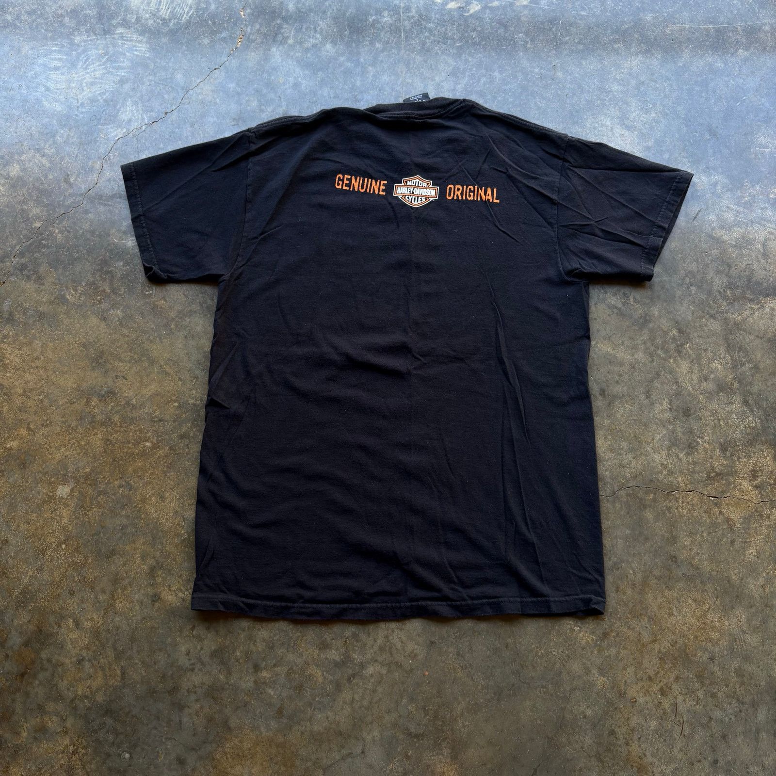 Harley Davidson Vintage 90s Heads Above Harley Davidson T-shirt Size US L / EU 52-54 / 3 - 4 Thumbnail