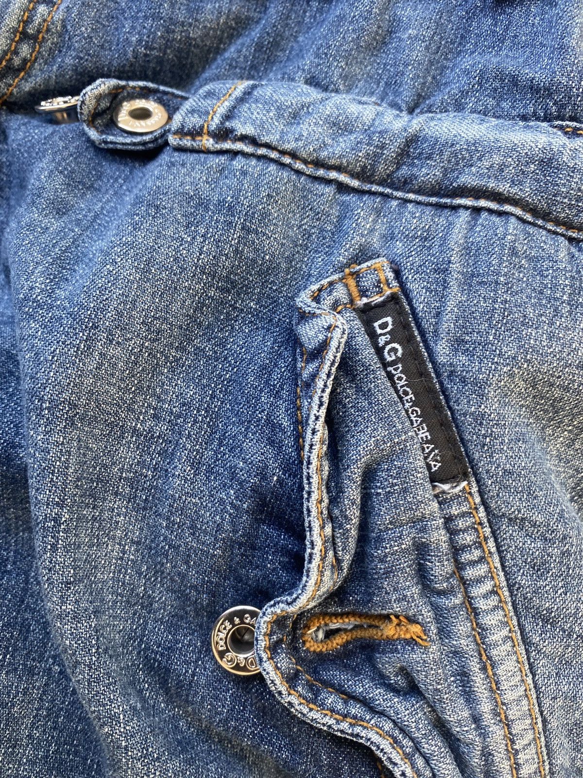 Dolce & Gabbana GRAIL 2001 D&G adjustable parachute denim pants Size US 30 / EU 46 - 2 Thumbnail