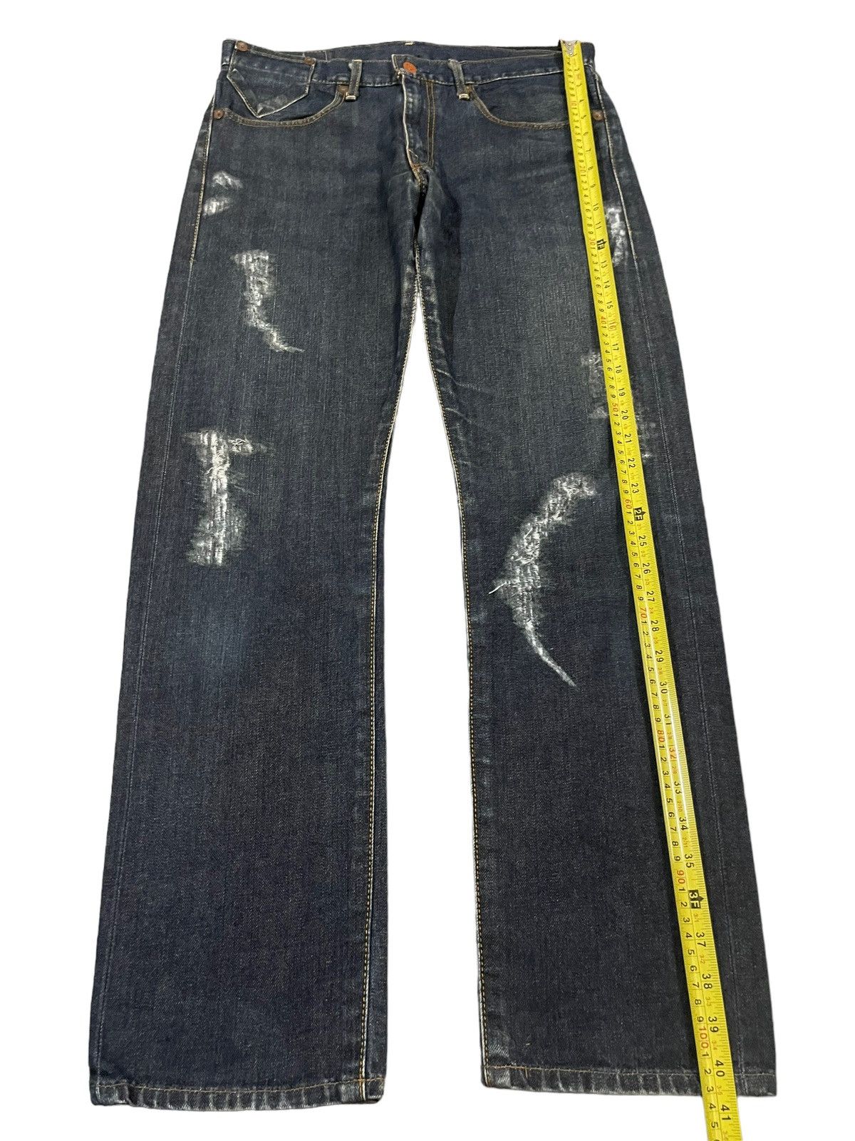Levi's Vintage 90s Levis 505 Distressed Style Jeans Size US 32 / EU 48 - 11 Thumbnail