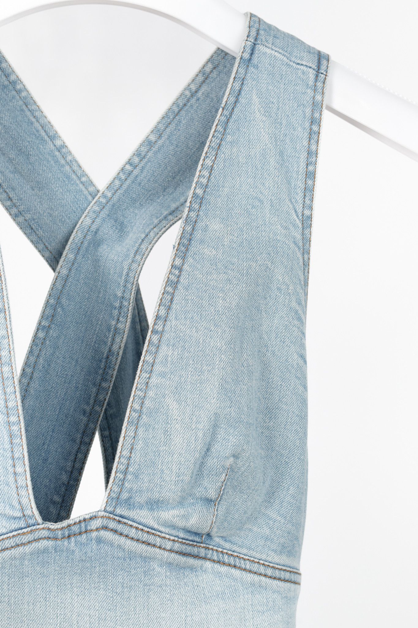 Stella McCartney Stella McCartney Anne Stretch-Denim Mini Dress Size M / US 6-8 / IT 42-44 - 5 Thumbnail