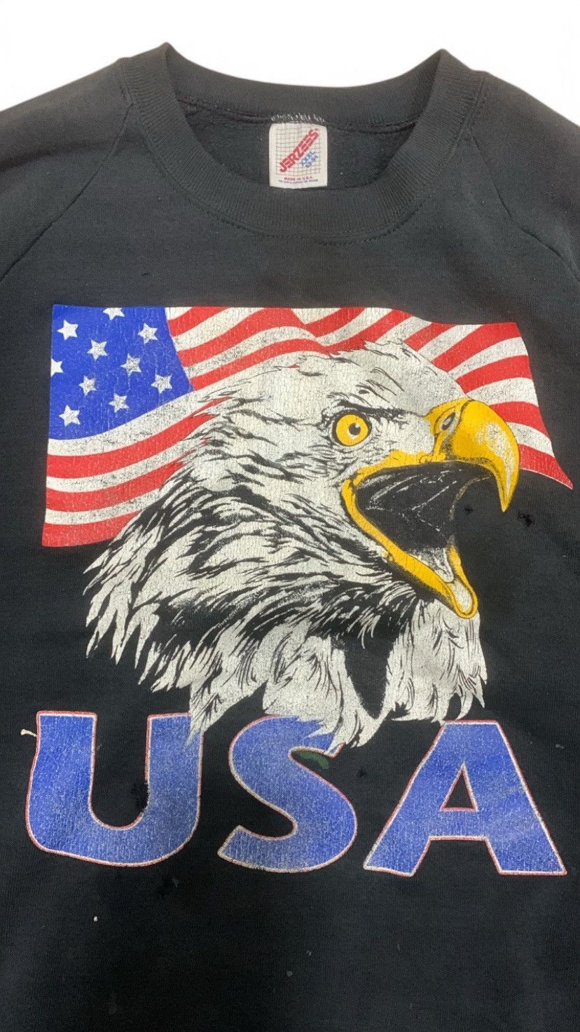 Harley Davidson × Vintage Vintage distressed USA eagle sweatshirt Size US XXL / EU 58 / 5 - 5 Thumbnail