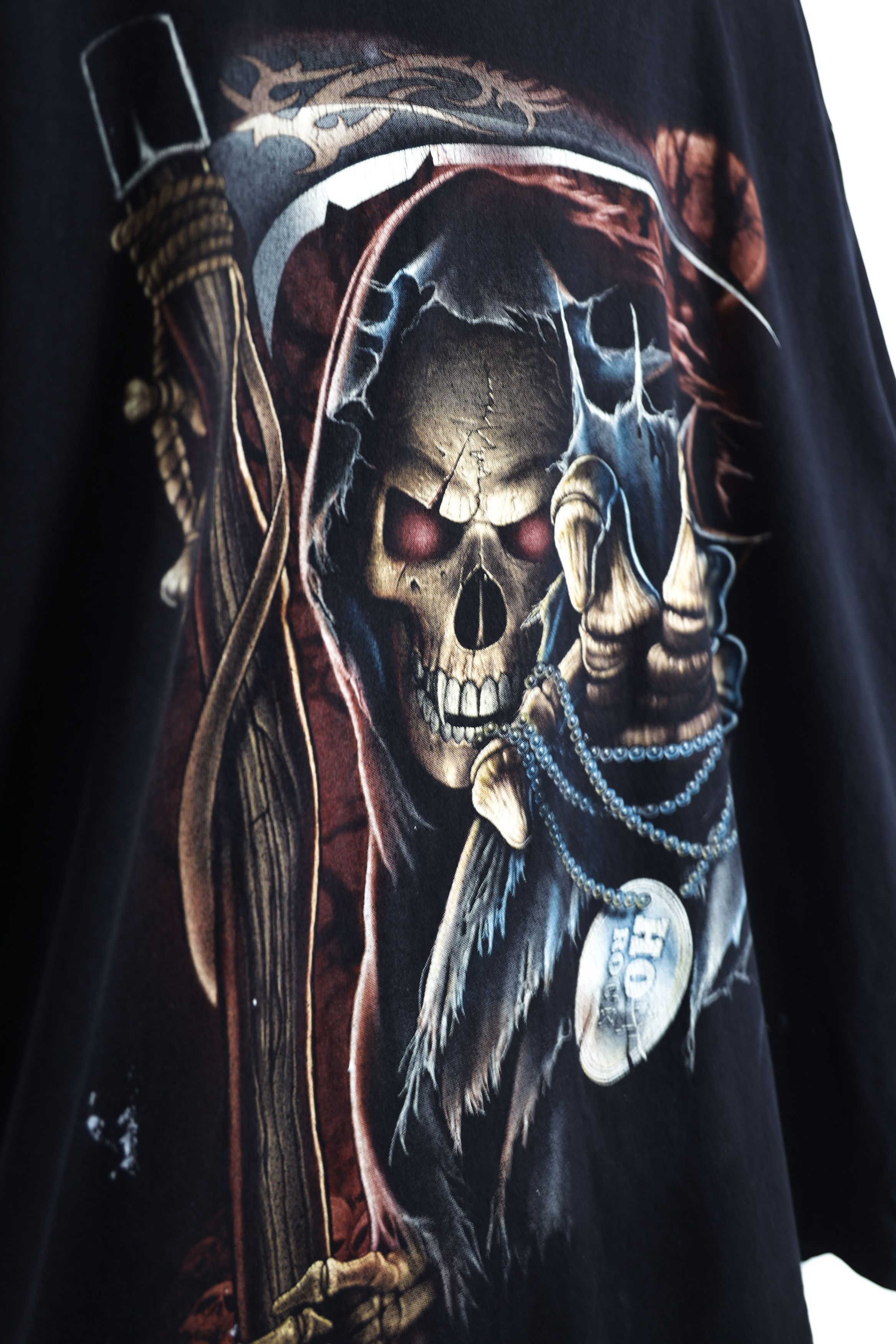 Band Tees × Vintage Vintage Skulls Satan Hot Rock Crazy Tee T-shirt 90s Size US XL / EU 56 / 4 - 7 Thumbnail