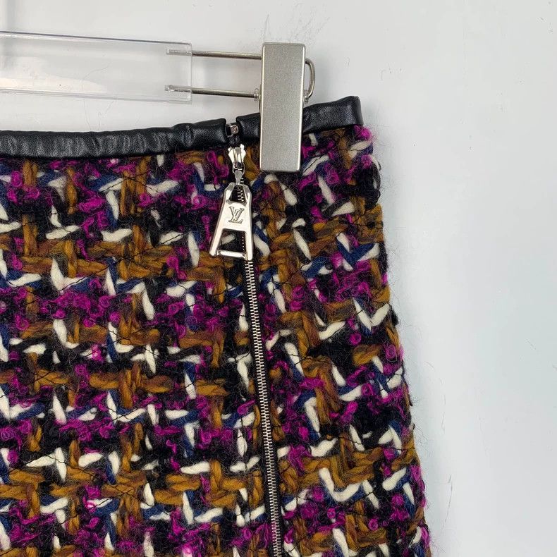 Louis Vuitton Louis Vuitton size os Colored zipper woolen knit skirt Size 29" - 3 Thumbnail