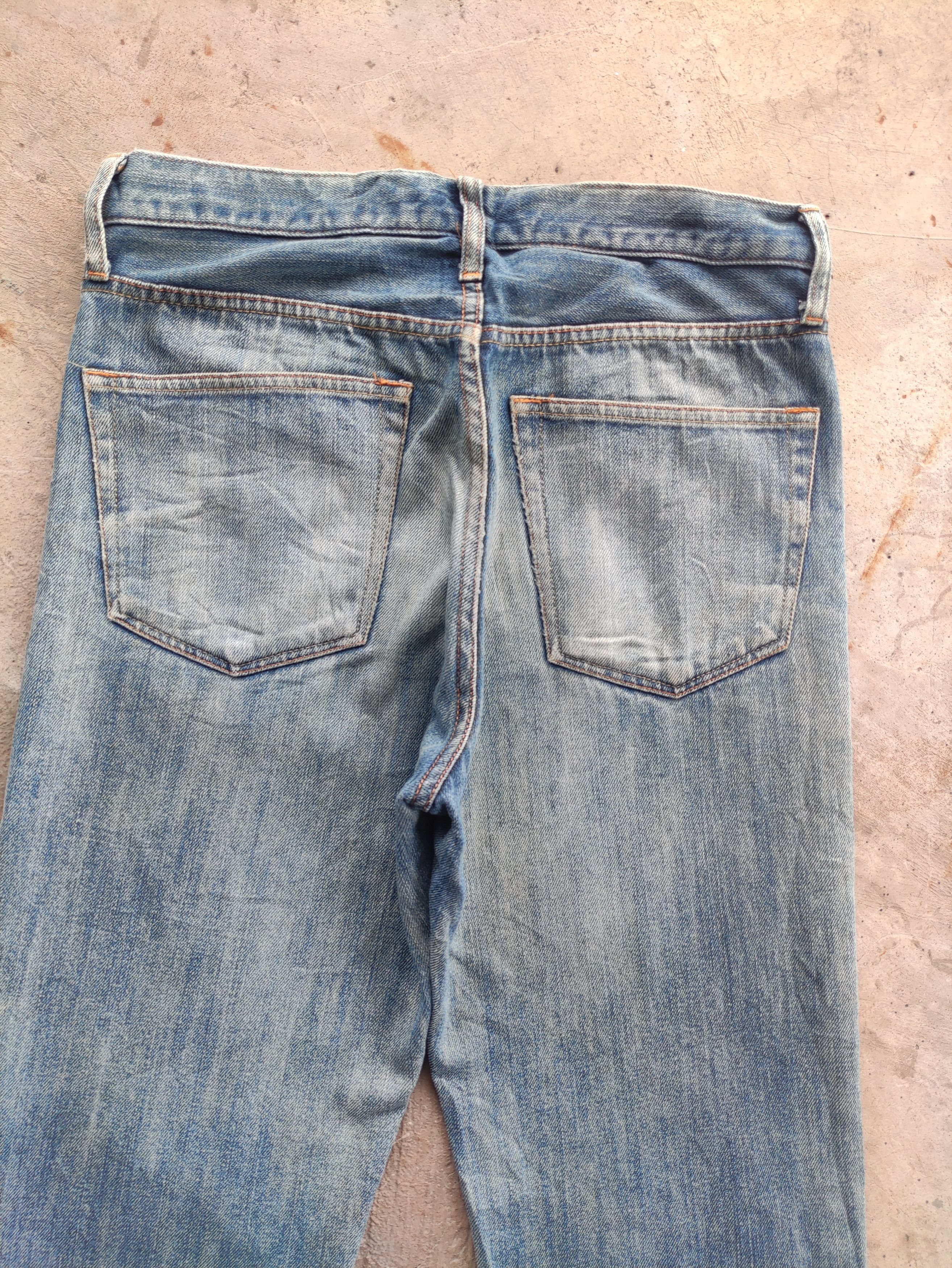 GU Vintage GU Jean Distressed Faded Denim Pants Size US 32 / EU 48 - 9 Thumbnail