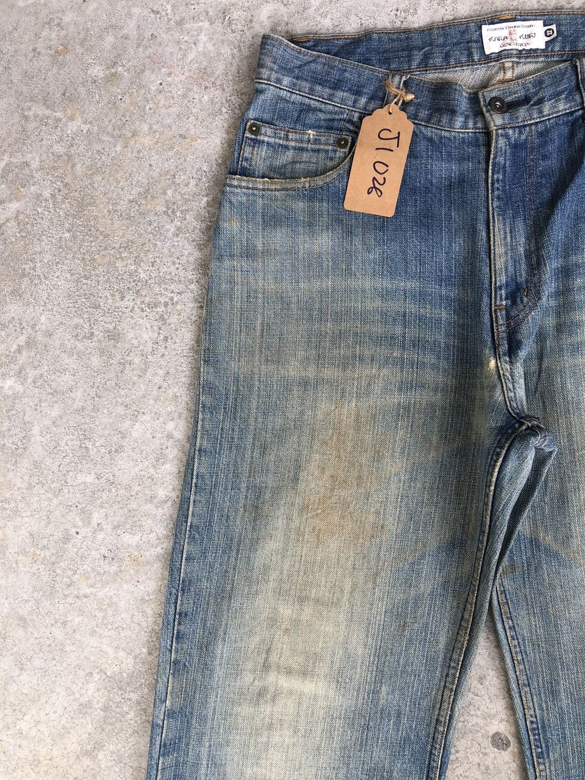Karakuri Tamashii Karakuri Tamashii Embroidered Jeans Distressed Jeans Size US 32 / EU 48 - 4 Thumbnail