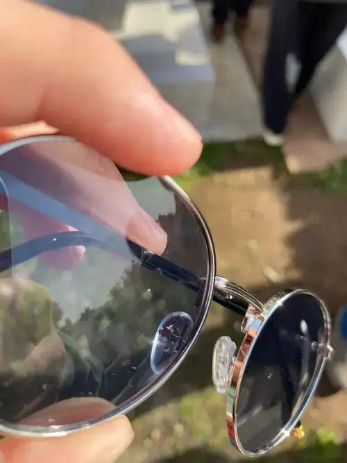 Electric Visual Vintage Round Sunglasses Metal Frame Sun Glasses Size ONE SIZE - 3 Thumbnail