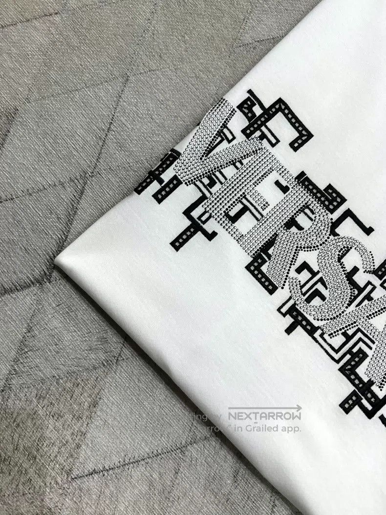 Versace Versace Heavy industry rhinestone embroidery logo Size US S / EU 44-46 / 1 - 6 Thumbnail