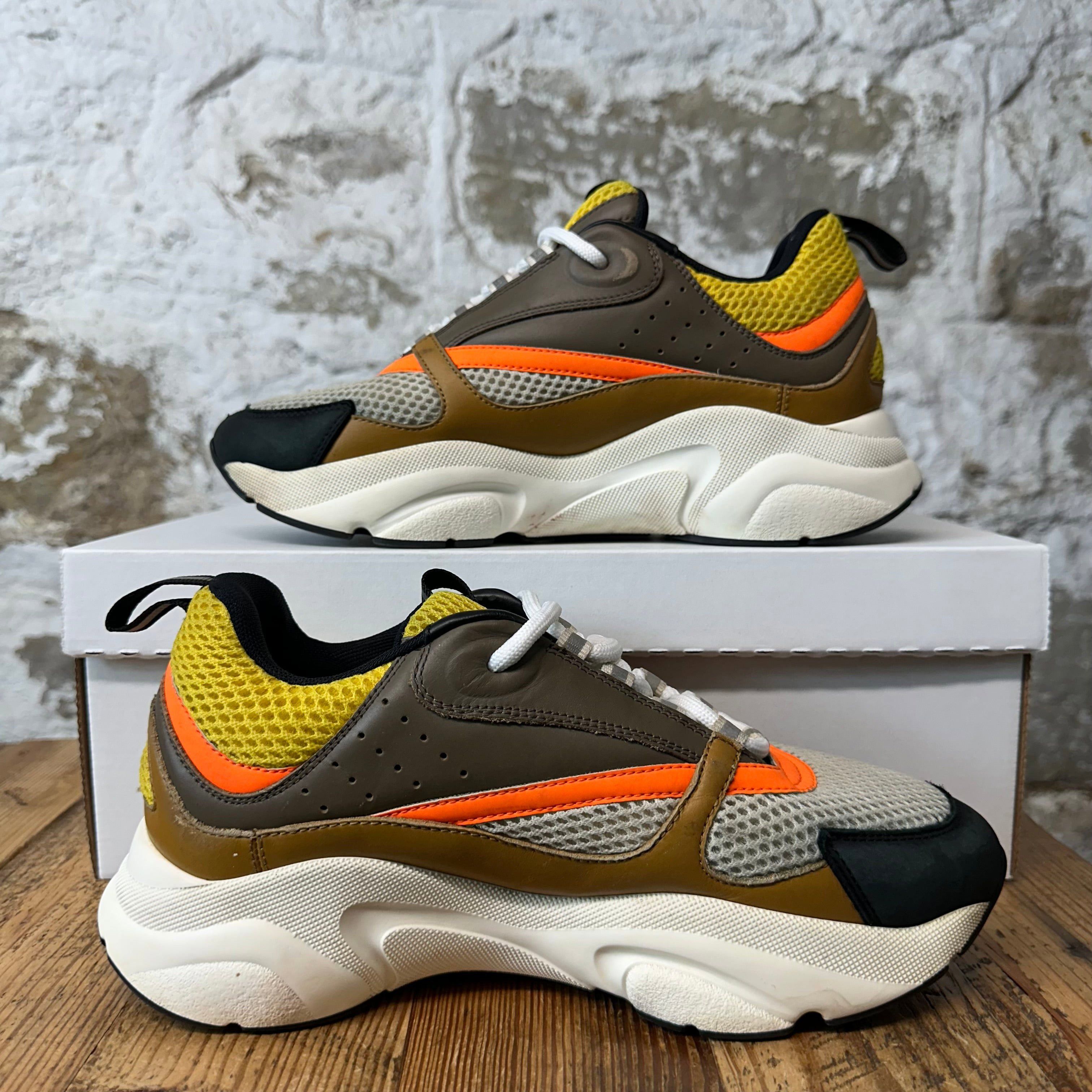 Dior Dior B22 Brown Orange White Sneaker Sz 6.5 (39) Size US 6.5 / EU 39-40 - 2 Thumbnail