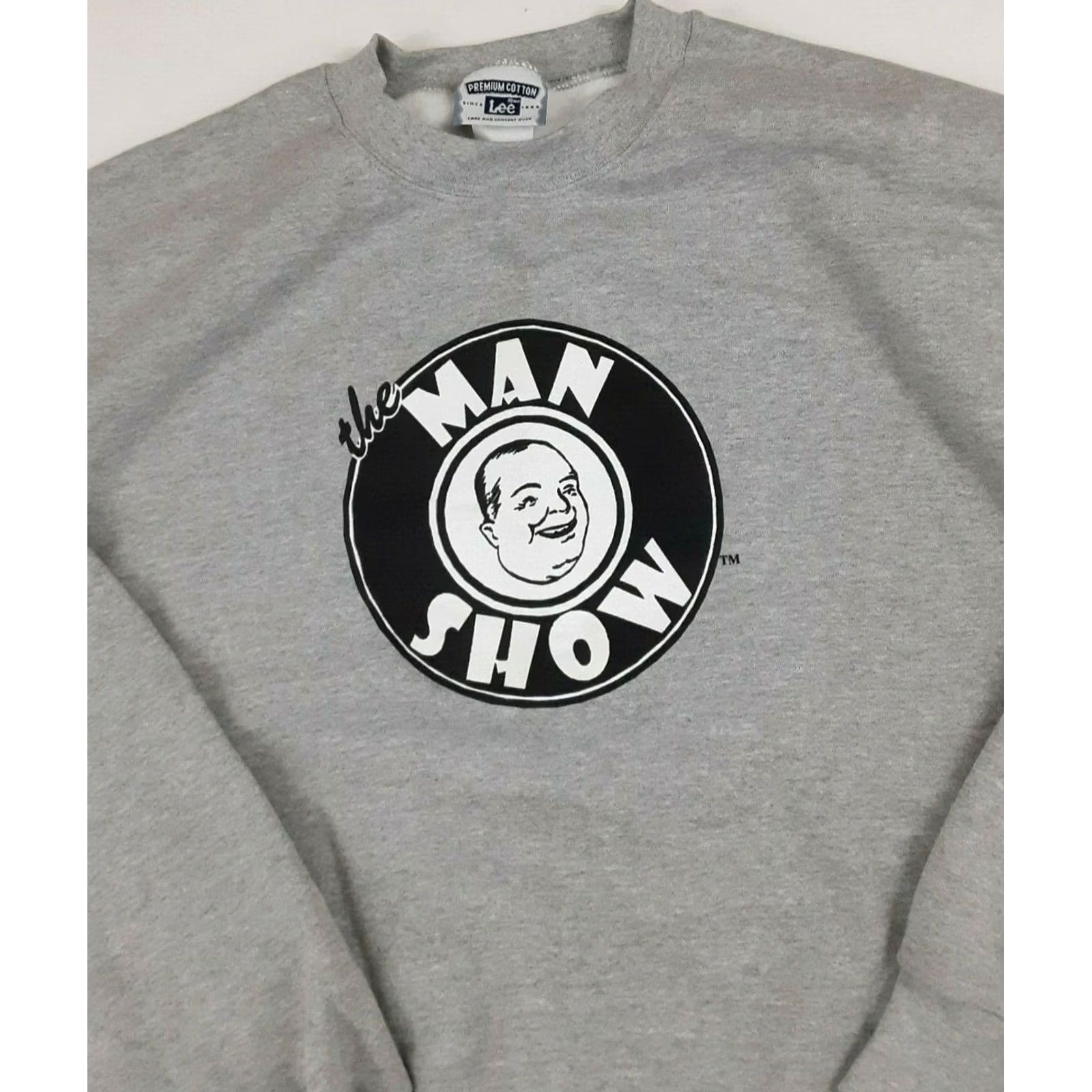 Lee Vintage Jimmy Kimmel The Man Show Sweatshirt Grey EUC Lee Premium Cotton XL Long Sleeve T-Shirt Size US XL / EU 56 / 4 - 3 Thumbnail