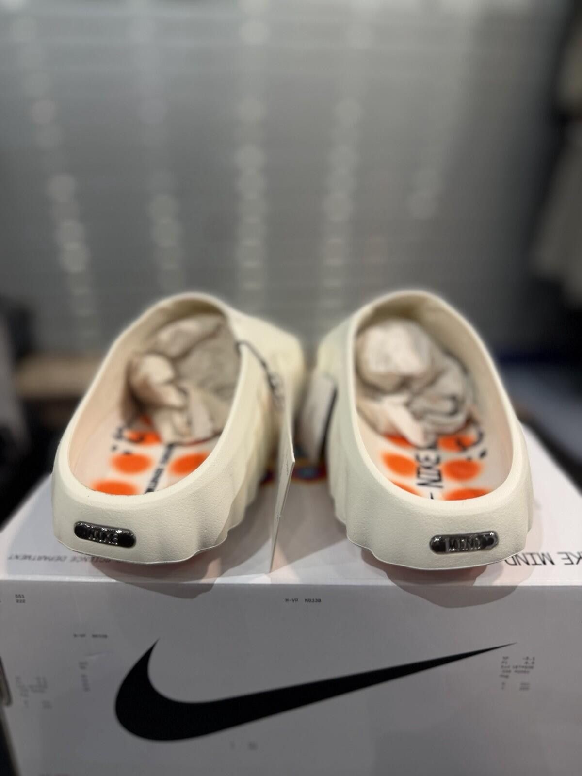 Nike Size 6W/5M Nike Mind Slide 001 Sail HQ4307 100 Women Release Size US 6 / EU 39 - 5 Thumbnail