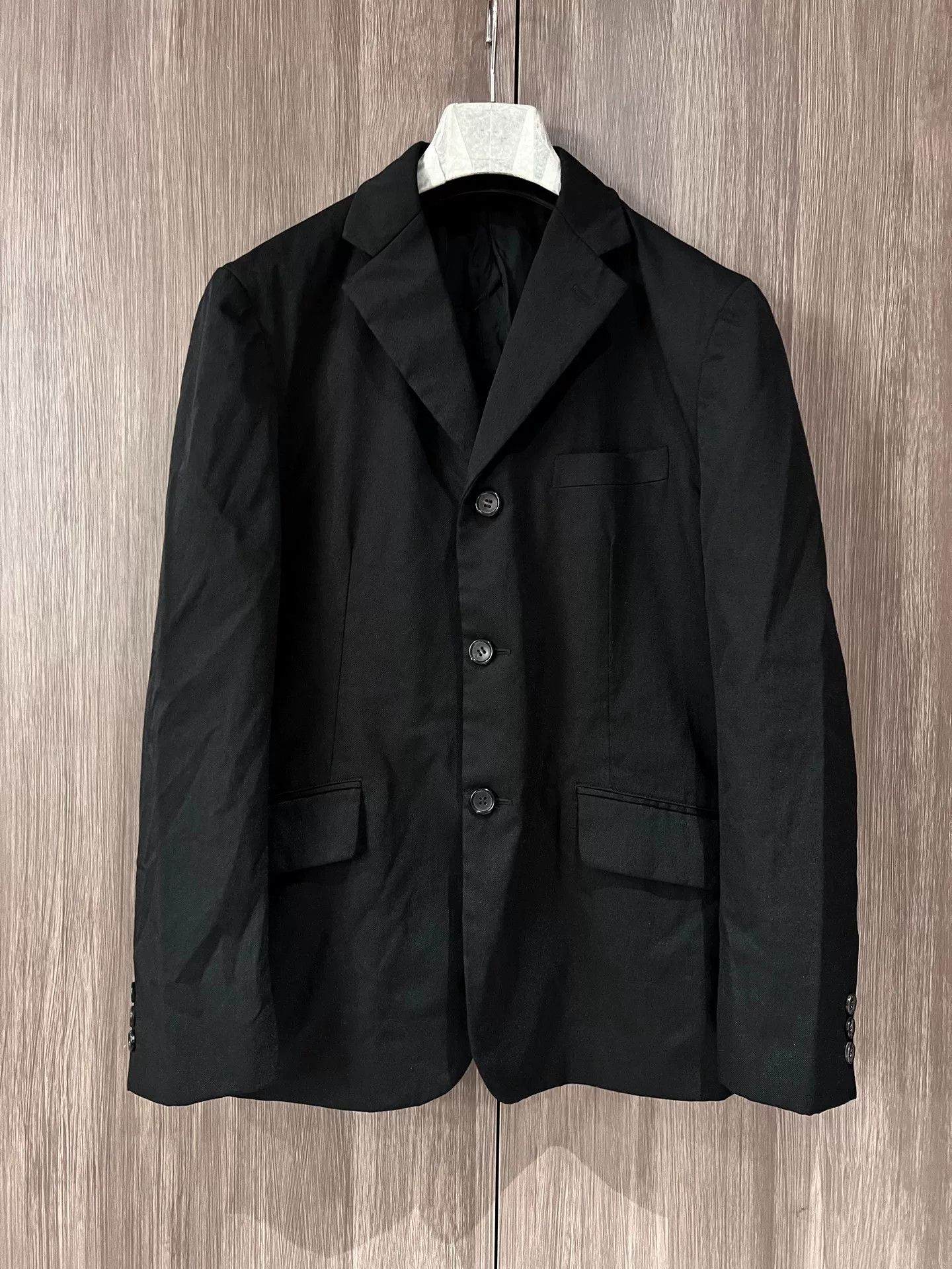 Comme des Garcons Comme des Garçons Homme CDG Black Blazer Size US S / EU 44-46 / 1 - 1 Thumbnail