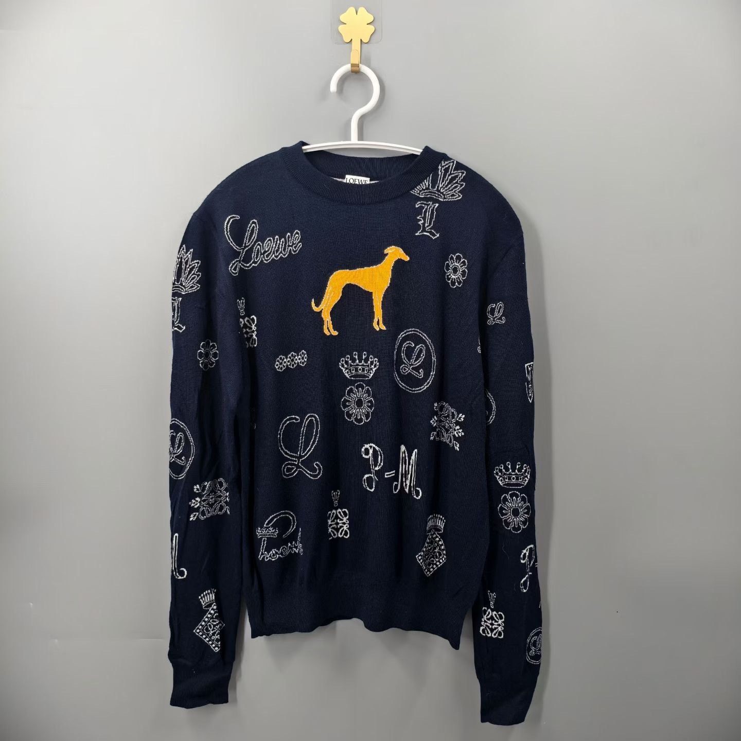 Loewe Loewe Retro Blue Sweater s Men Size US S / EU 44-46 / 1 - 1 Thumbnail