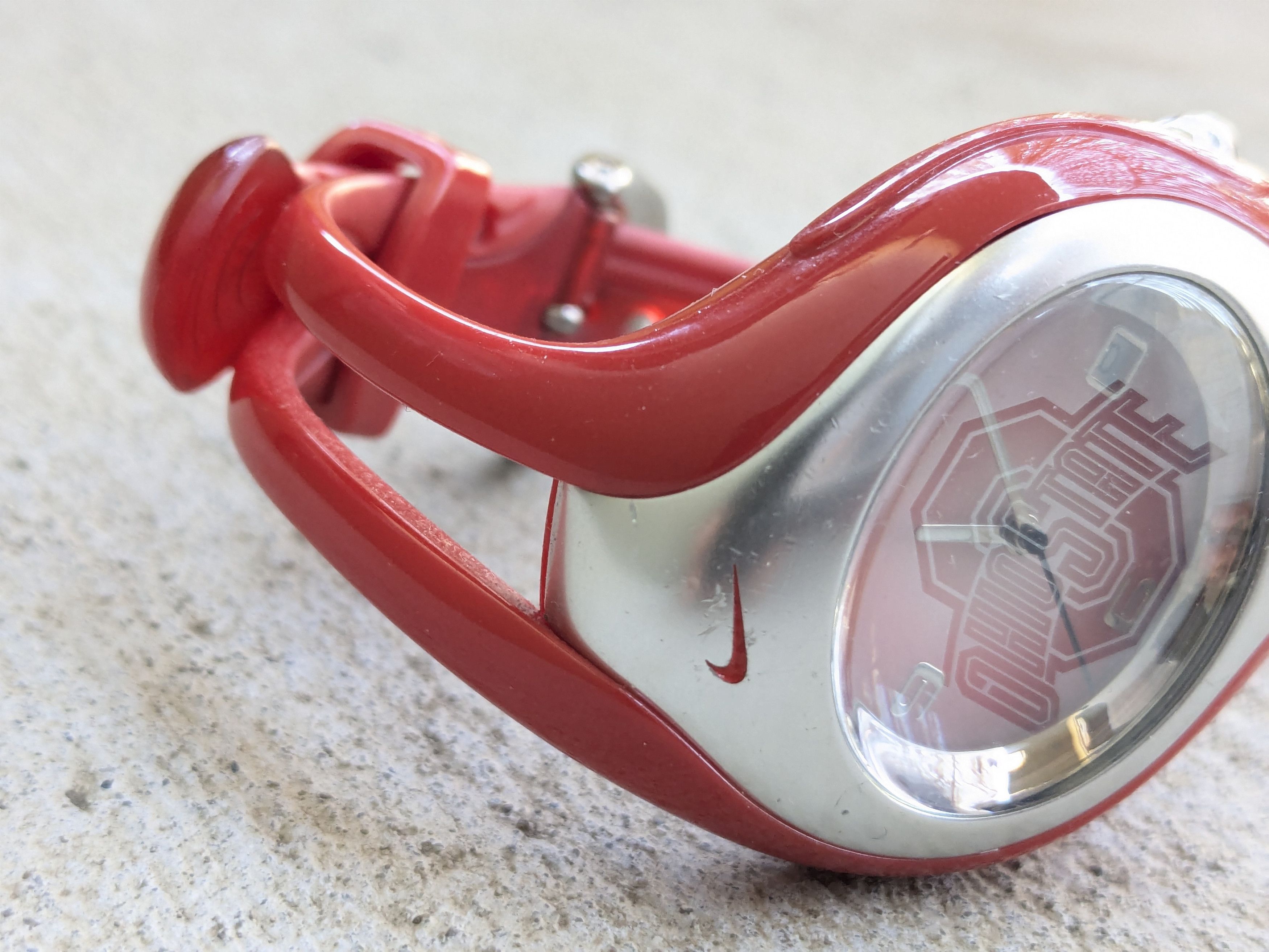 Nike Vintage Nike Watch Red Ohio State Buckeye Sports Minimal Y2K Size ONE SIZE - 4 Thumbnail