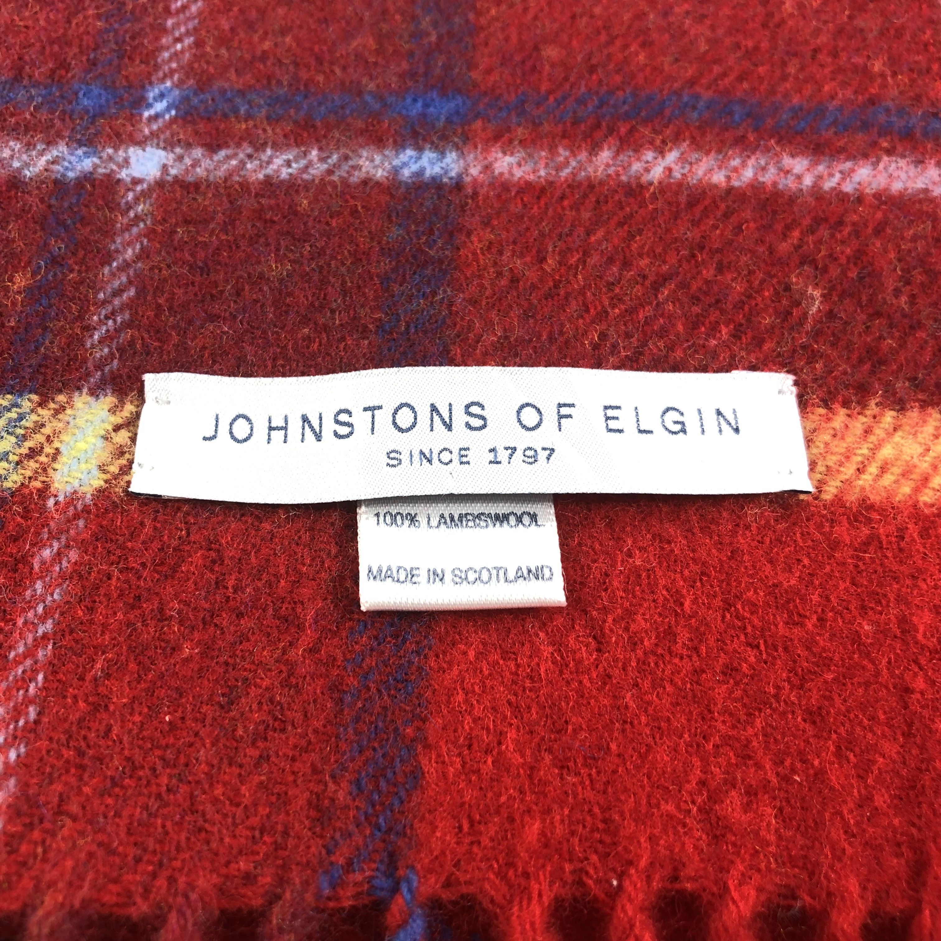 Johnstons Of Elgin Johnston of Elgin Wool Scarf Muffler V1080 Size ONE SIZE - 4 Thumbnail