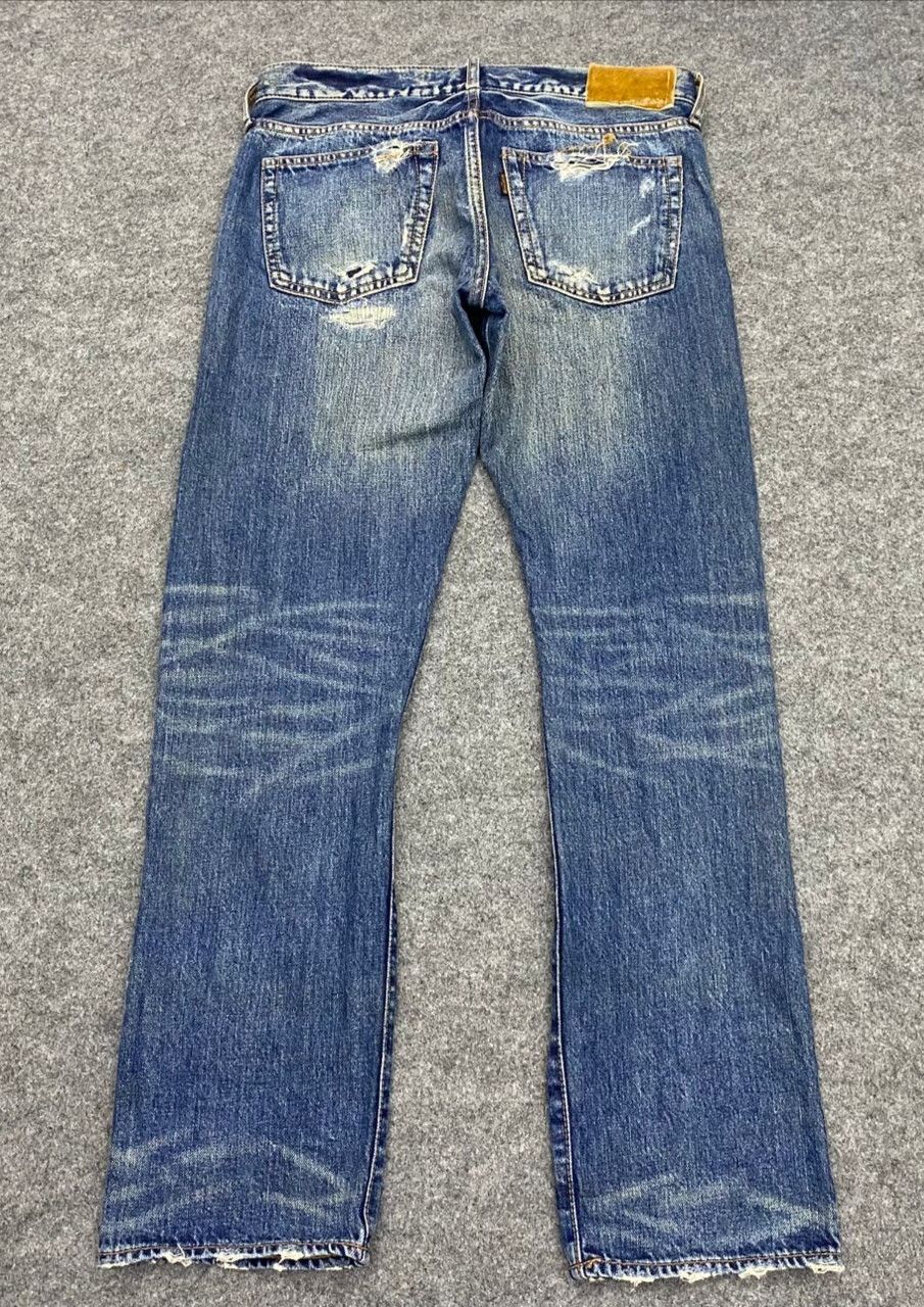 If Six Was Nine Genuine Vintage Goa Selvegde Distressed Denim Size US 32 / EU 48 - 2 Thumbnail