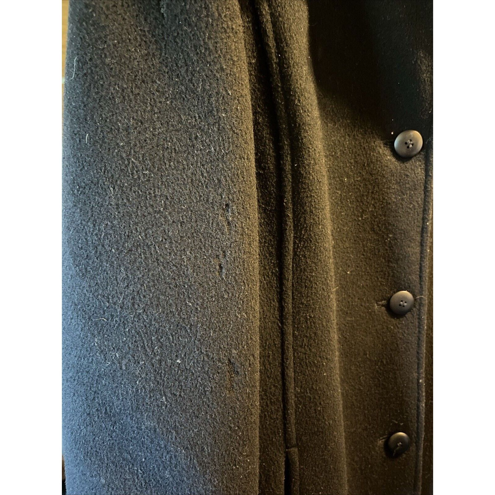 Pendleton Pendleton Vintage Womens Sz 10 Virgin Wool Black Trench Coat Size L / US 10 / IT 46 - 6 Thumbnail