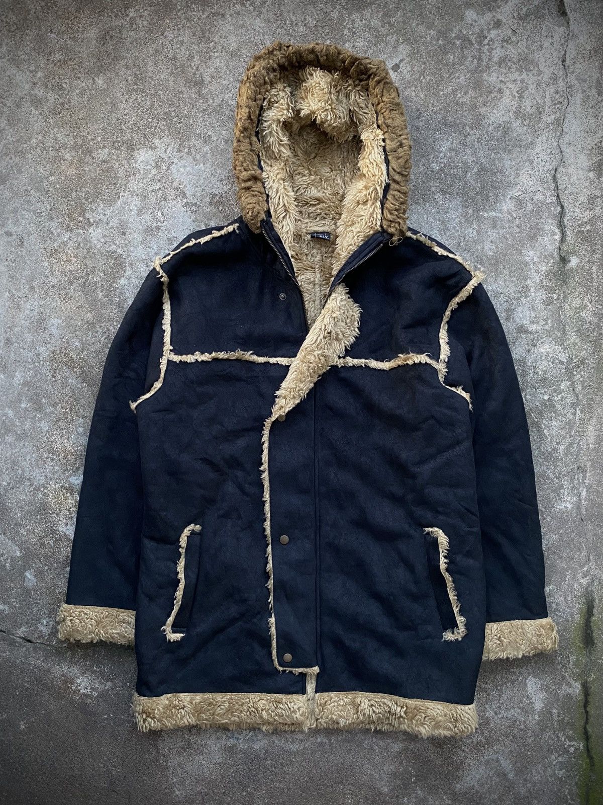 If Six Was Nine × Japanese Brand × Le Grande Bleu (L.G.B.) JAPANESE BRAND FLY BEANS FUR JACKET Size US L / EU 52-54 / 3 - 1 Thumbnail