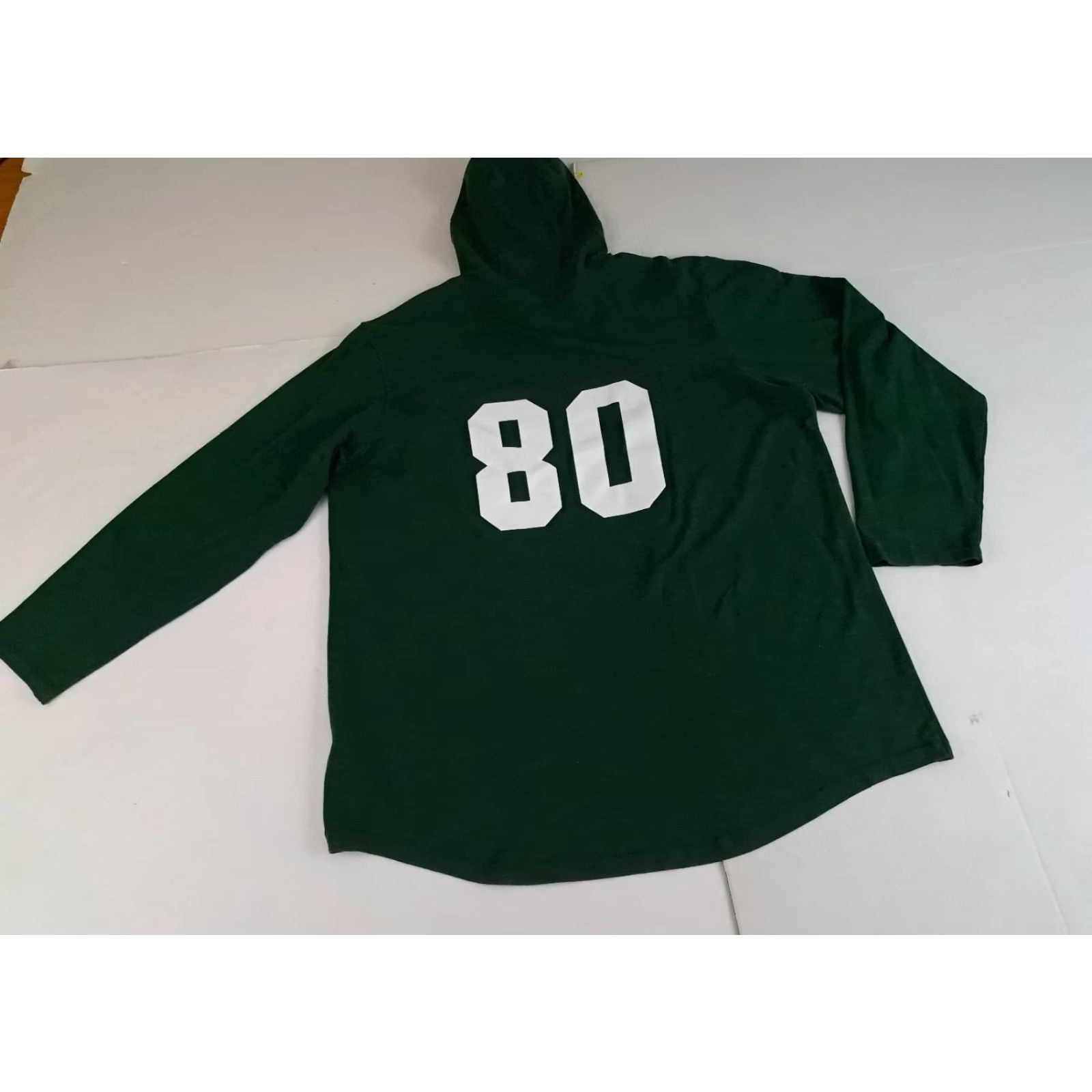 Nike VINTAGE Michigan St. Spartans #80 Nike Hoodie Tee Dri-fit XL Lightweight Green Unisex Adults Mens Womens Boys Girls Size US XL / EU 56 / 4 - 3 Thumbnail