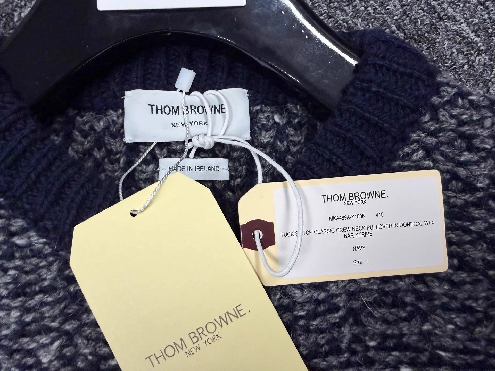Thom Browne Thom Browne 4Bar Blue Size 1 Crewneck Sweater Rare Size US S / EU 44-46 / 1 - 4 Thumbnail