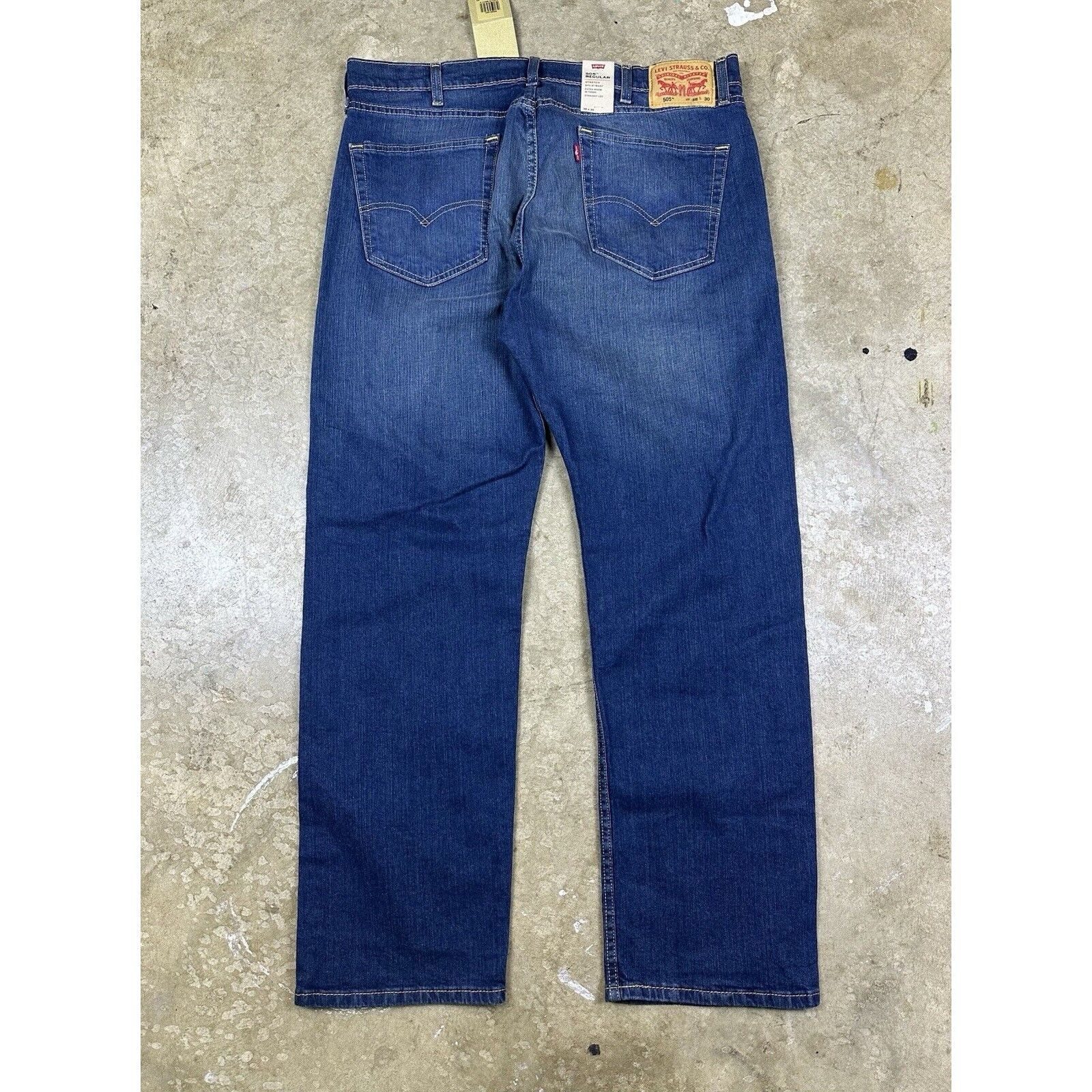 Levi's NWT Levi 505 Regular Stretch Jeans Size US 38 / EU 54 - 5 Thumbnail