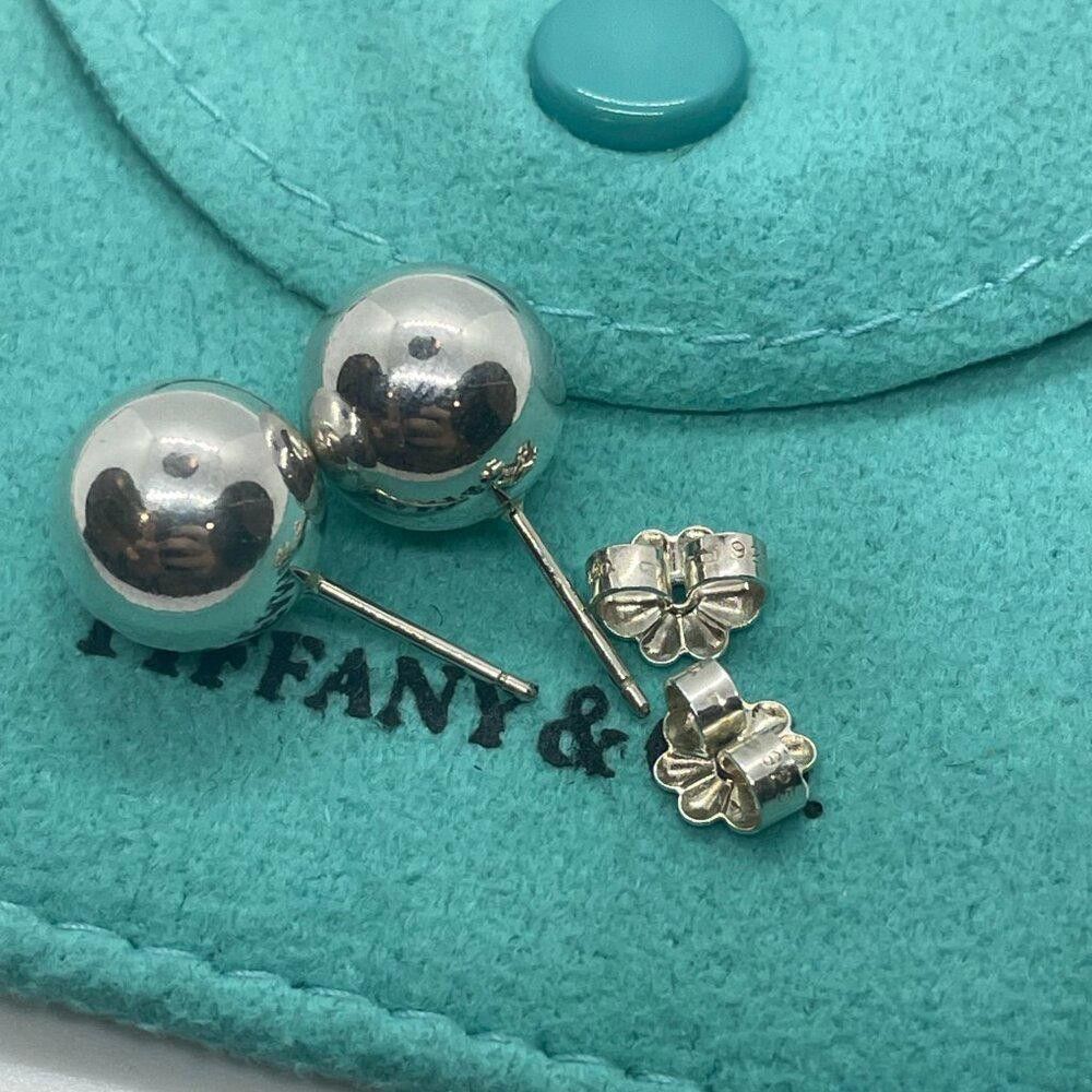 Tiffany & Co. Tiffany Sterling Silver Hardwear Bead Ball Stud Earrings Size ONE SIZE - 4 Thumbnail