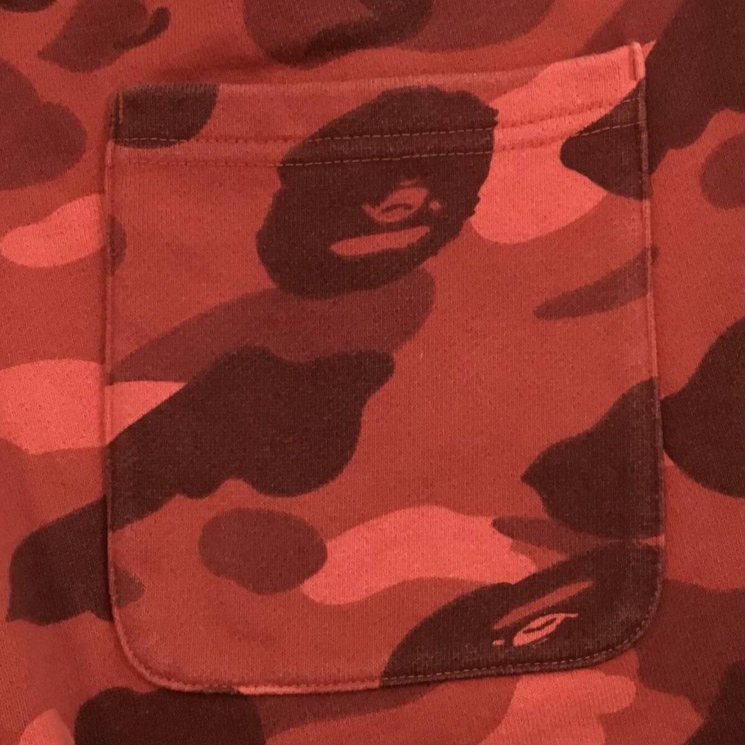 Bape BAPE Sweat shorts Red camo a bathing ape ★size M Size US 32 / EU 48 - 4 Thumbnail