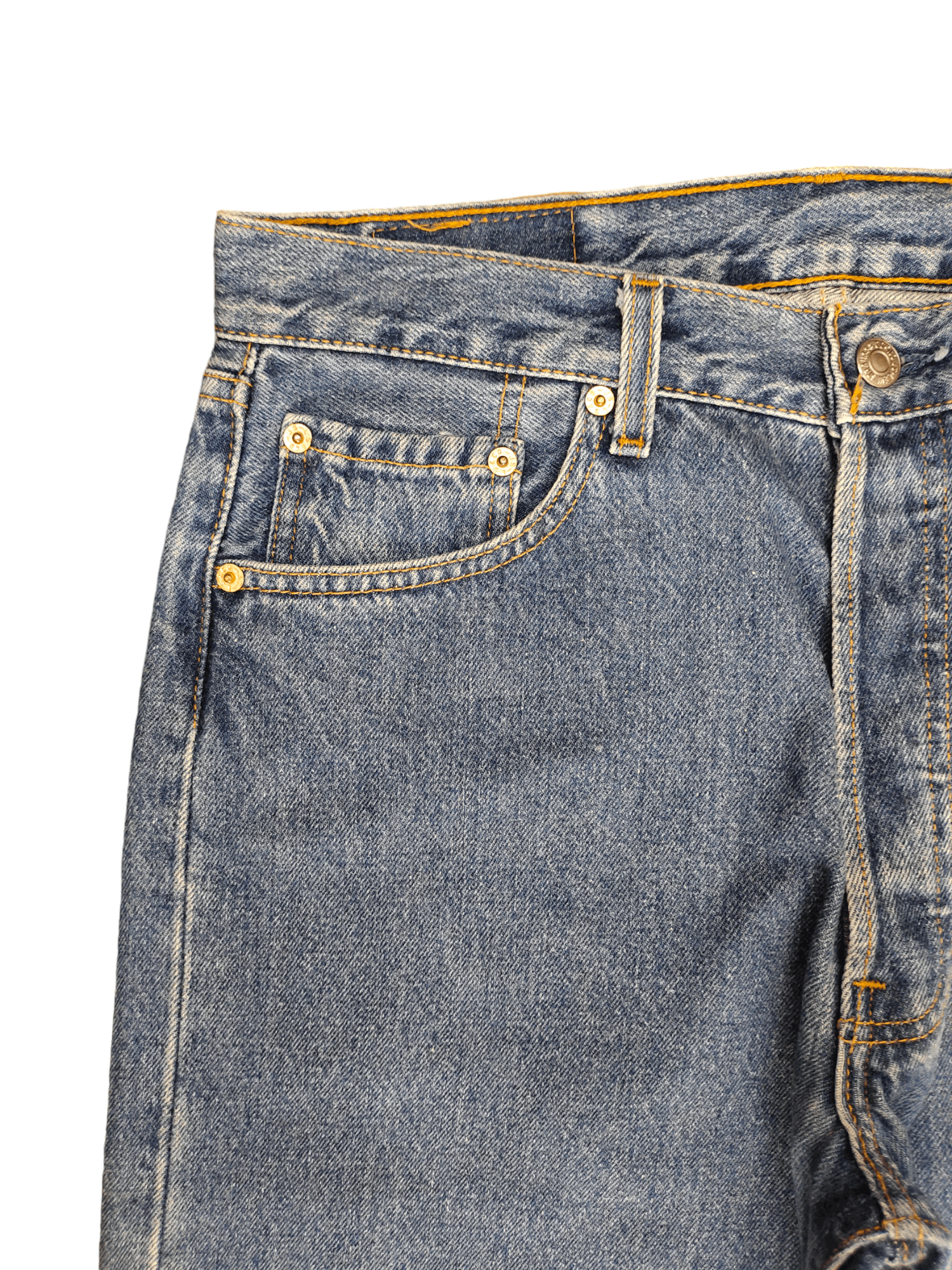 Levi's Vintage Clothing Size 32x30 Vintage 90s Levis 501 Jeans Made In Usa Size US 32 / EU 48 - 4 Thumbnail