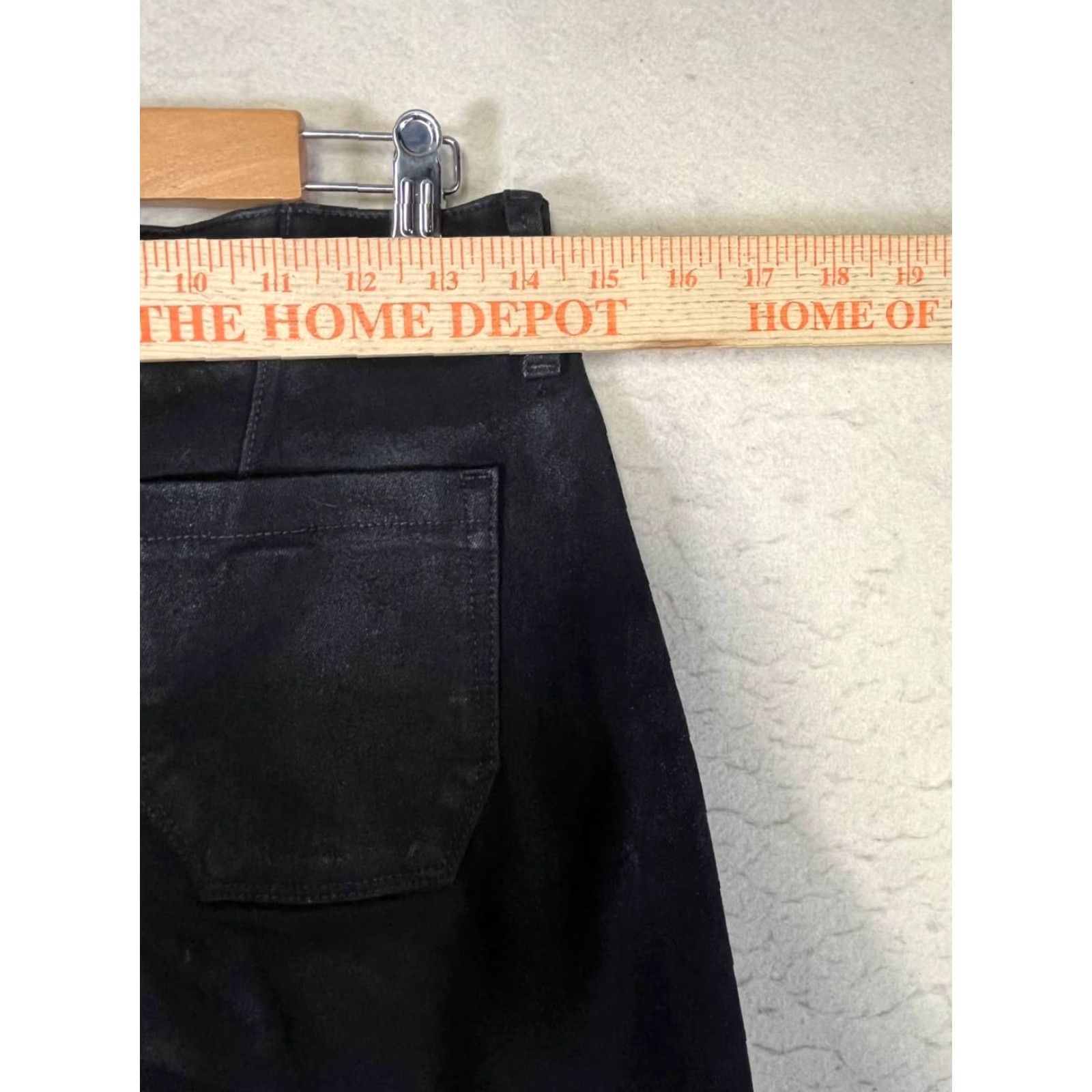 Paige Paige Jeans Jogger Pants Womens 27 Black Fog Luxe Coating Denim Size 27" / US 4 / IT 40 - 5 Thumbnail