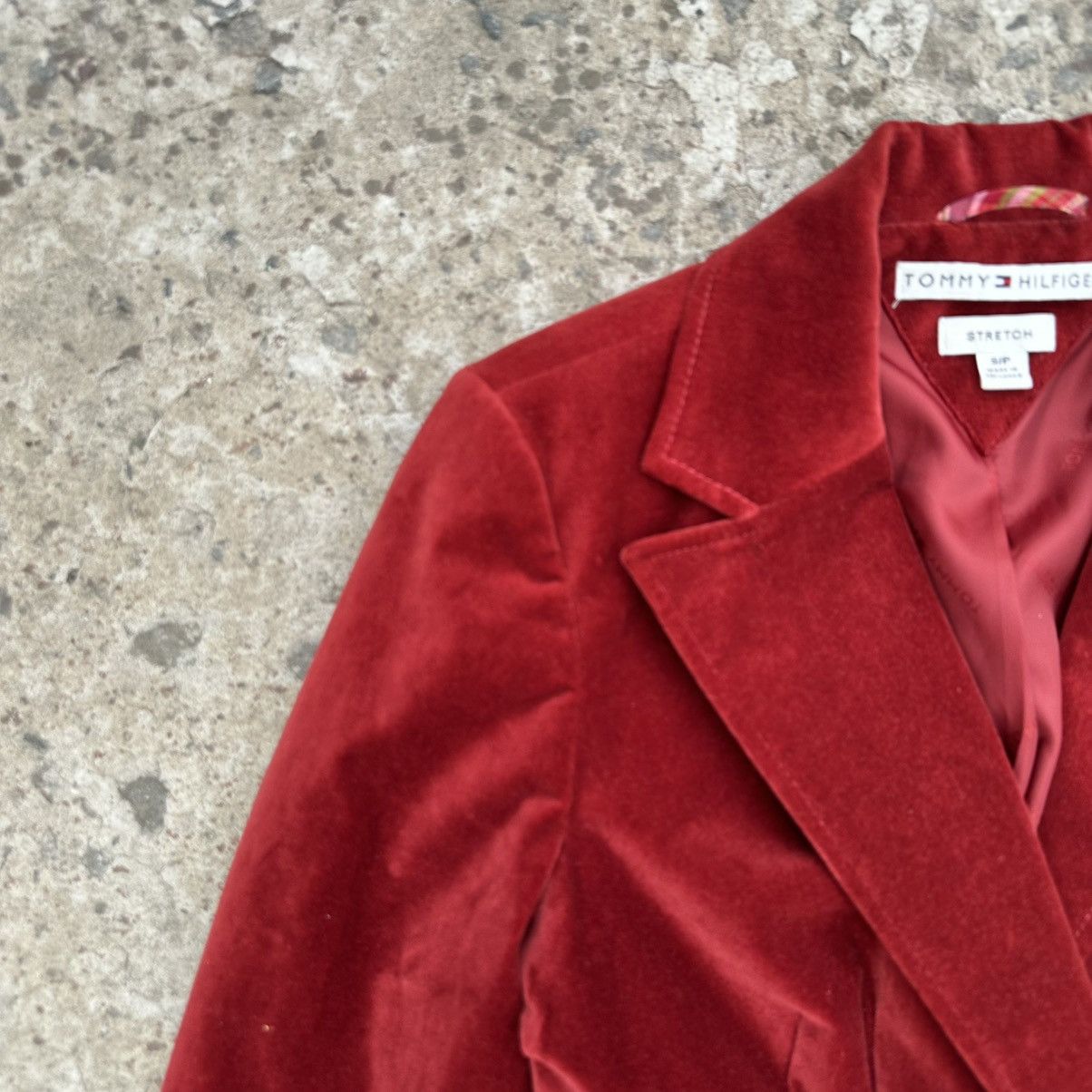 Tommy Hilfiger Luxury Tommy Hilfiger Blazer Jacket Old Money Velvet Y2K Size S / US 4 / IT 40 - 3 Thumbnail