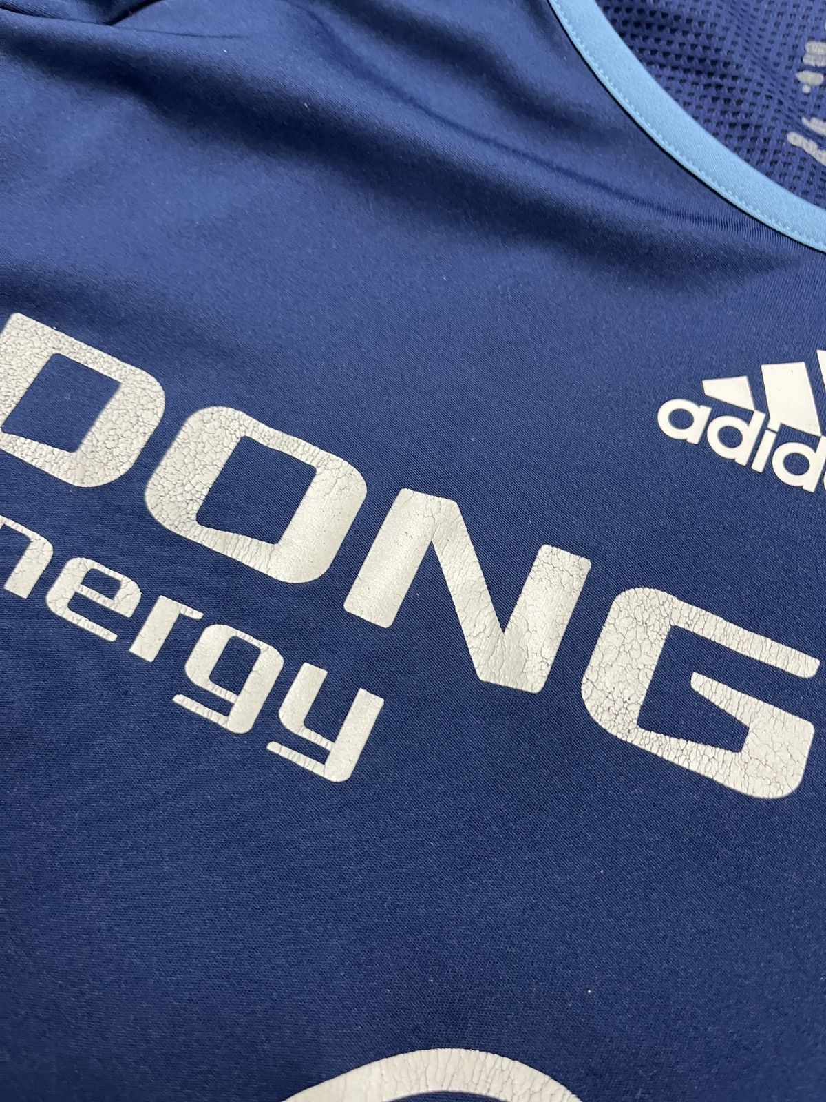 Adidas Adidas Denmark 2007 Soccer Training Jersey Football Shirt Size US L / EU 52-54 / 3 - 9 Thumbnail